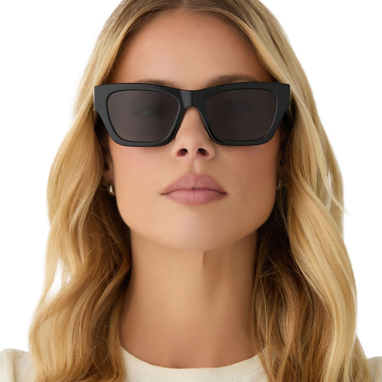 BETH II - NIGHT SKY BLACK   SILVER W GREY   POLARIZED SUNGLASSES