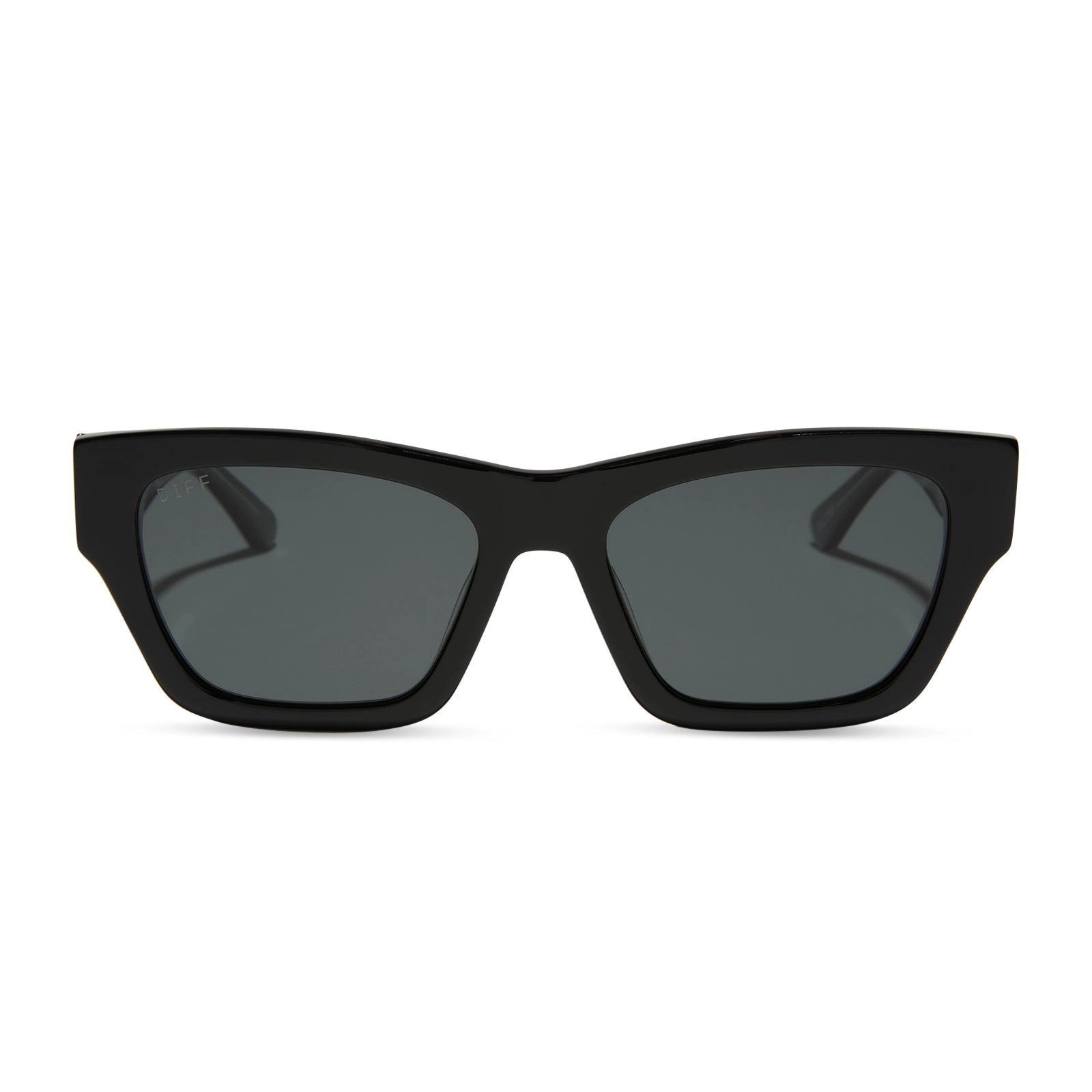 BETH II - NIGHT SKY BLACK   SILVER W GREY   POLARIZED SUNGLASSES