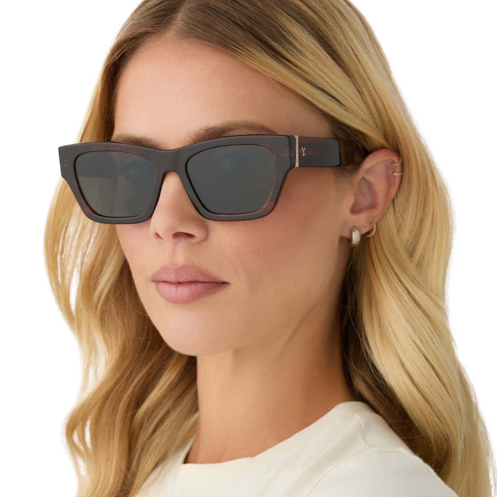 BETH II - WARM SEQUOIA TORTOISE   G15   POLARIZED SUNGLASSES