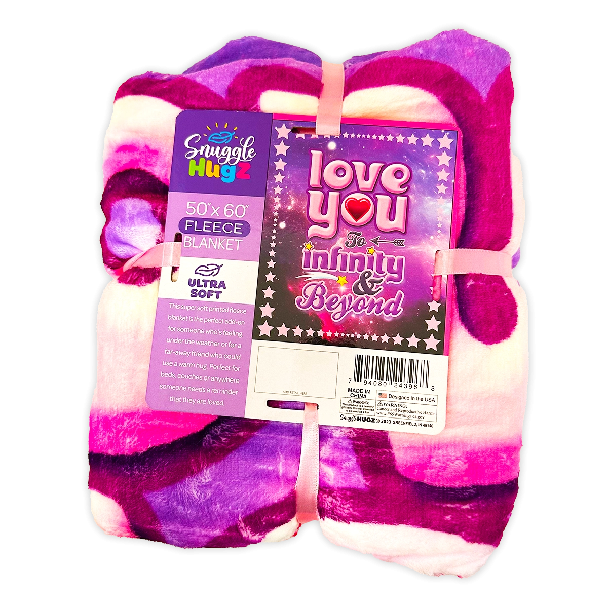 Blanket and Plush Kids Assortment Floor Display - 32 Pieces Per Retail Ready Display 88509