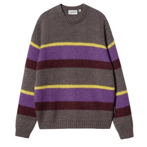 Carhartt WIP Merton Sweater Sundling Stripe Aura