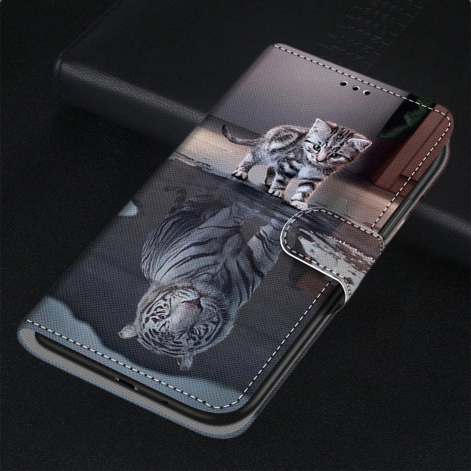 Case For Xiaomi 5X 6X A1 A2 A3 Redmi Note 8T 8 7 6 Pro 5A K20 K30 Lion Tiger