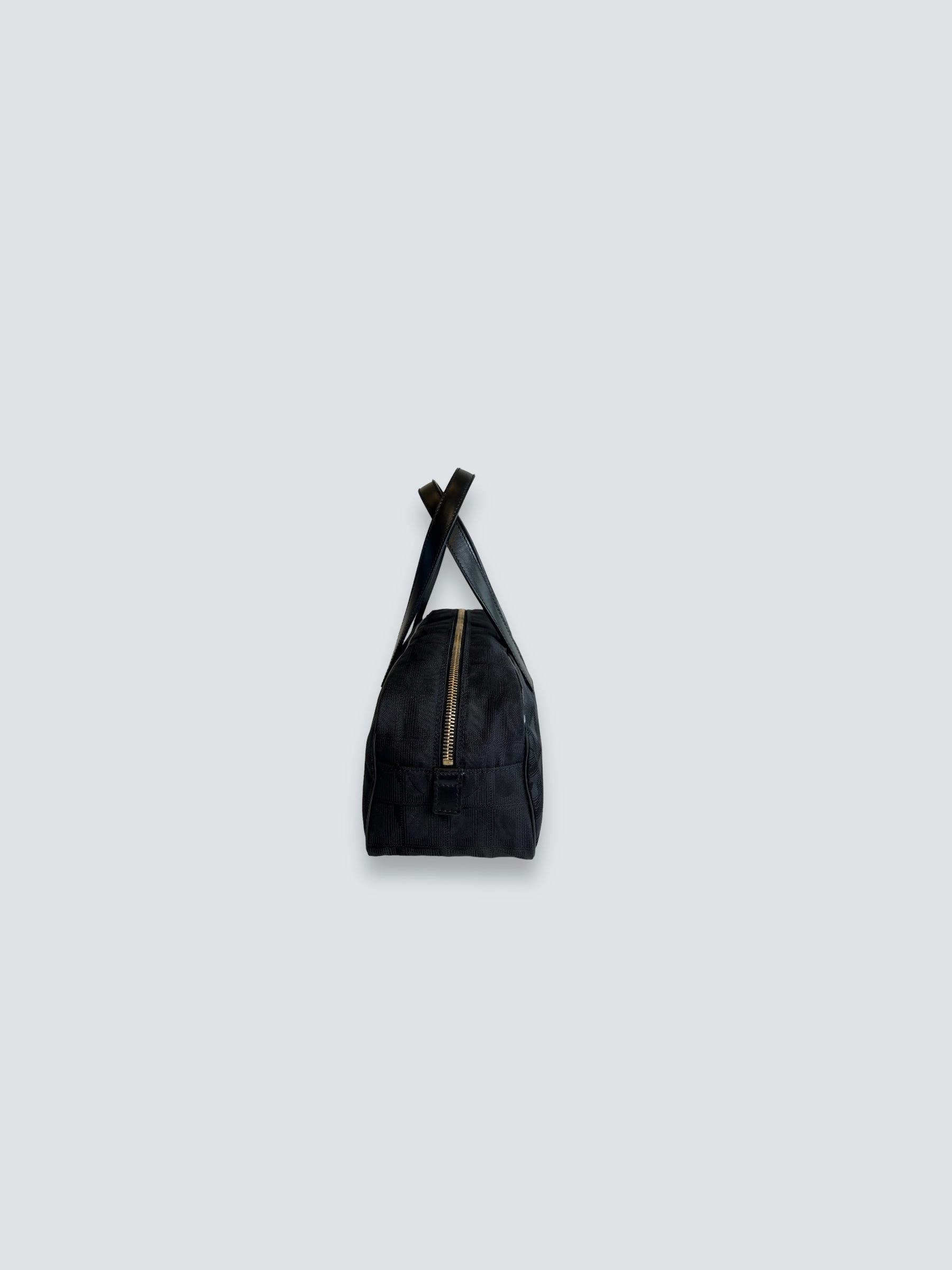 Chanel Vintage Black CC Nylon Tote
