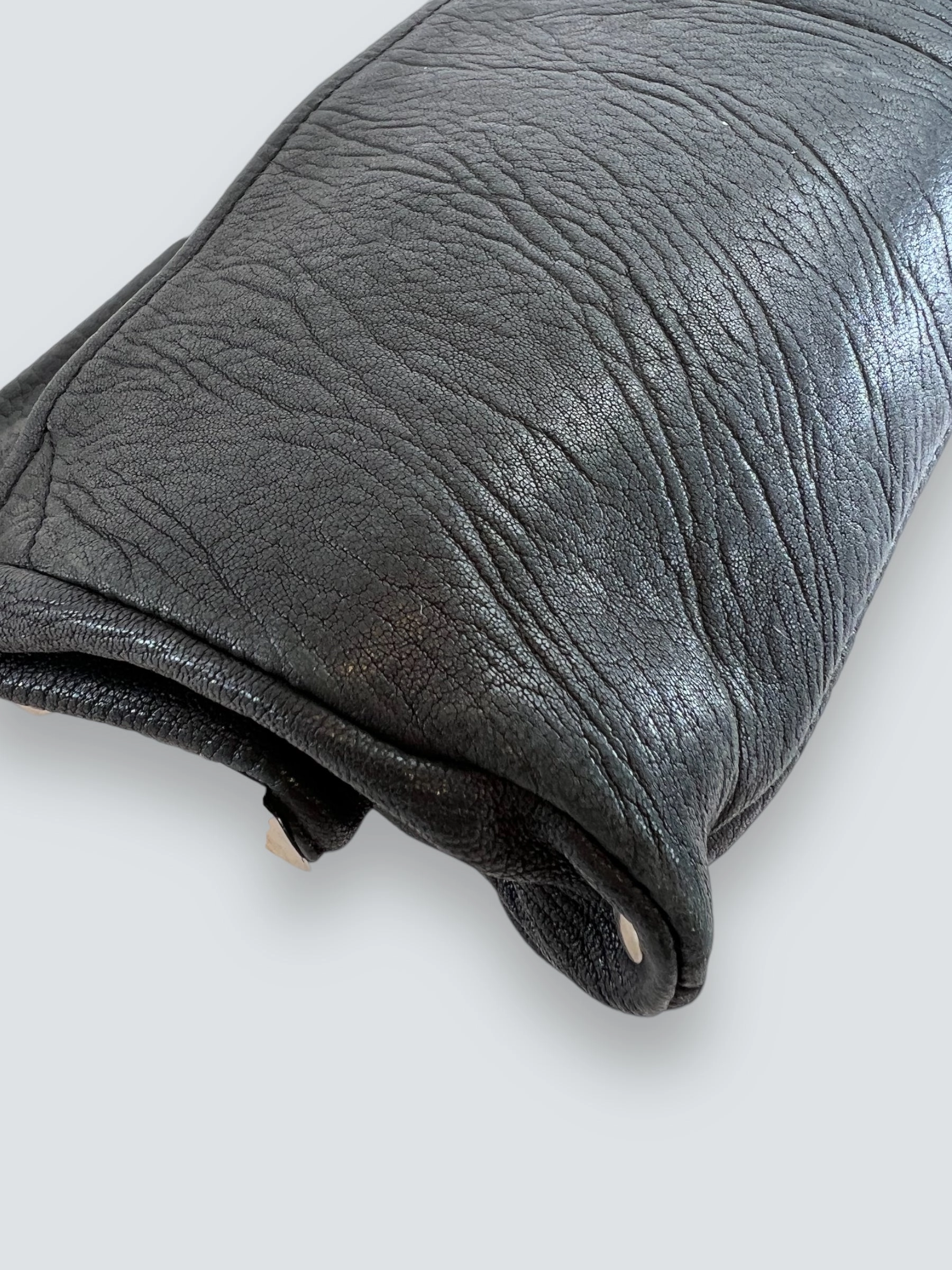 Chloe Vintage Black Leather Shoulder Bag