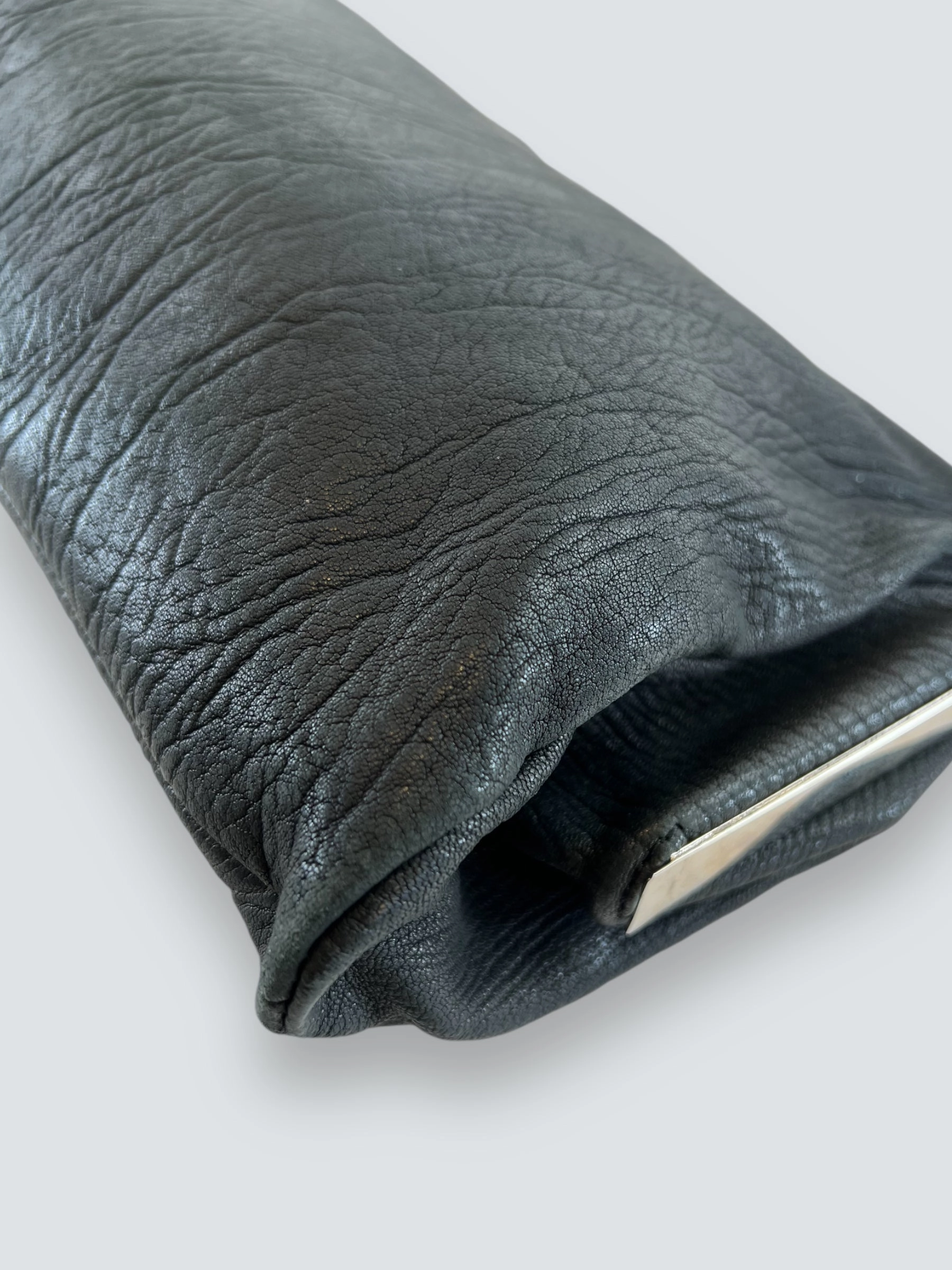 Chloe Vintage Black Leather Shoulder Bag