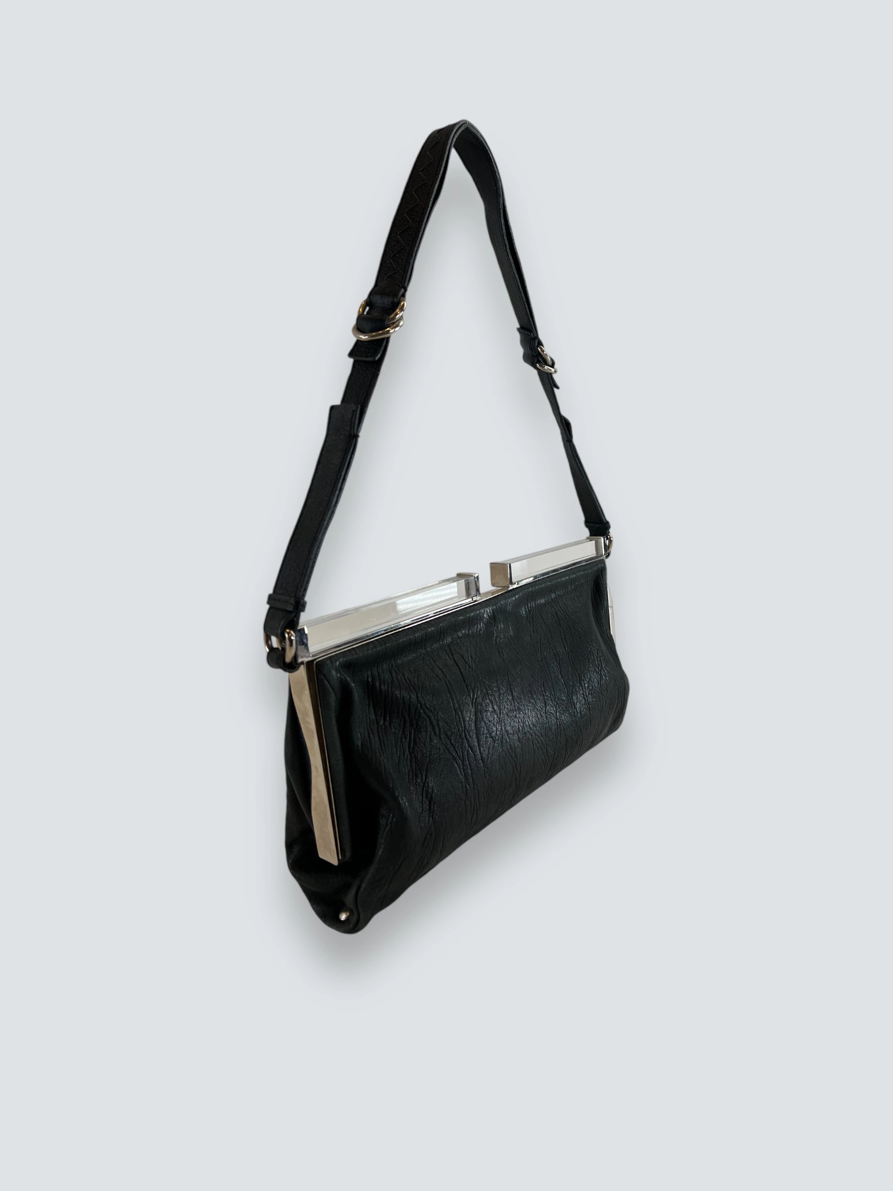 Chloe Vintage Black Leather Shoulder Bag
