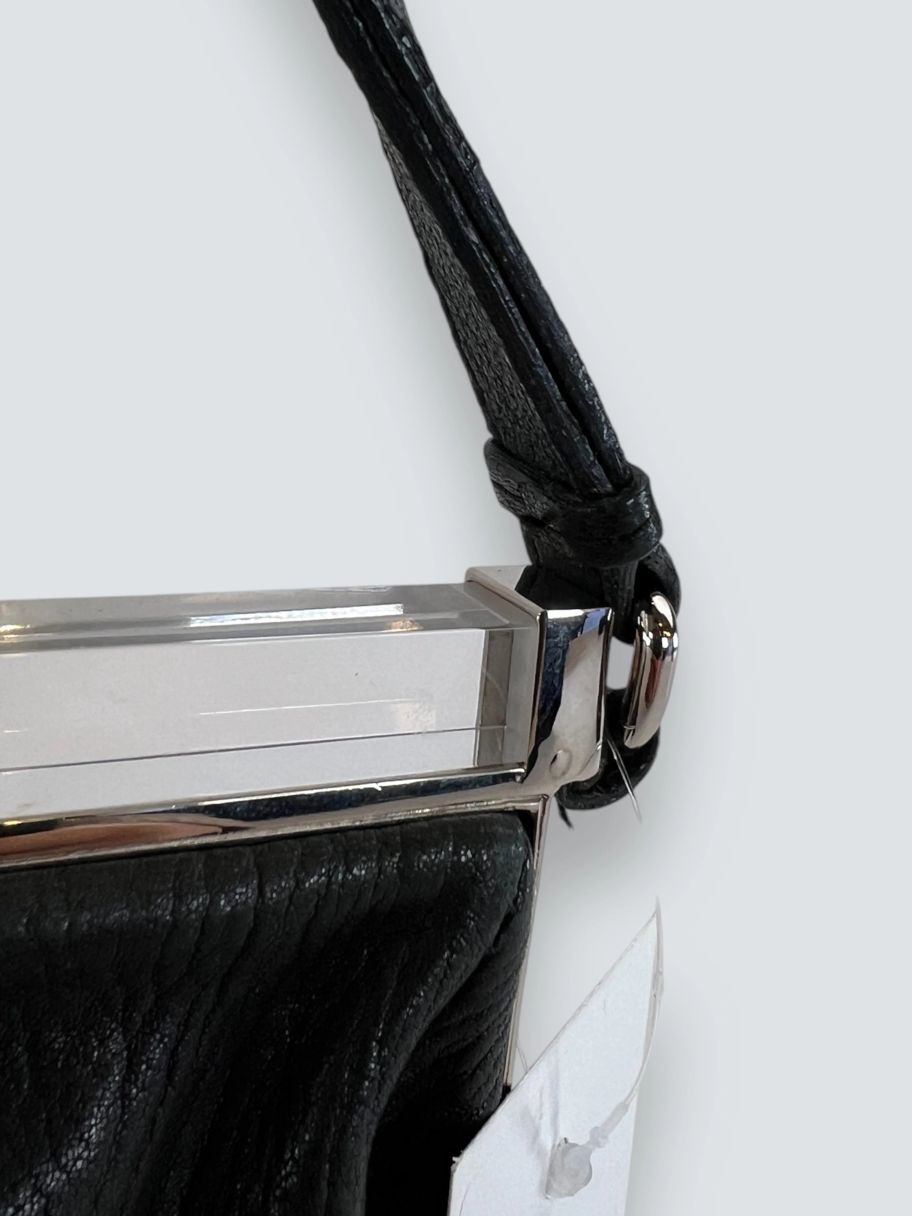 Chloe Vintage Black Leather Shoulder Bag