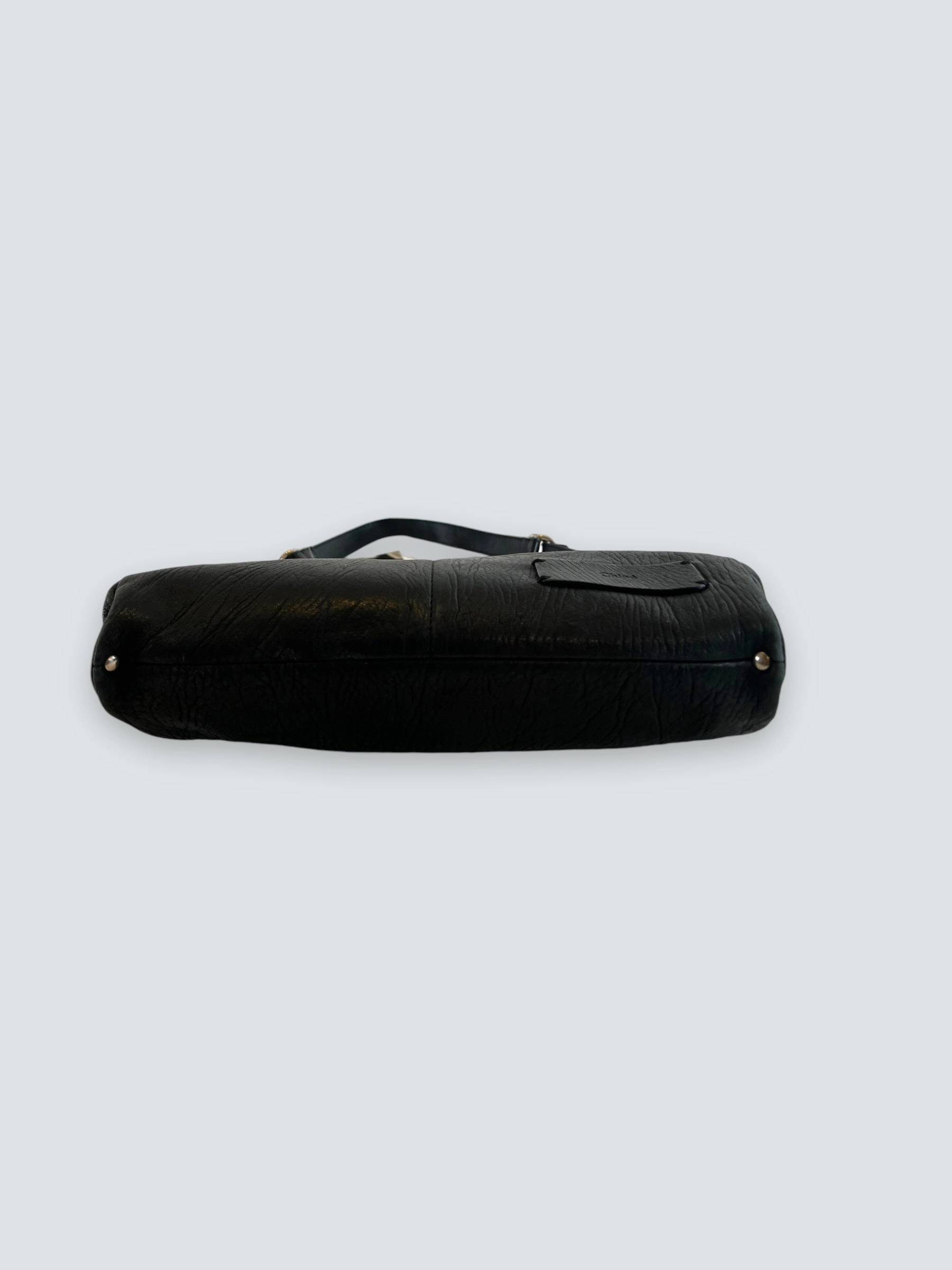 Chloe Vintage Black Leather Shoulder Bag