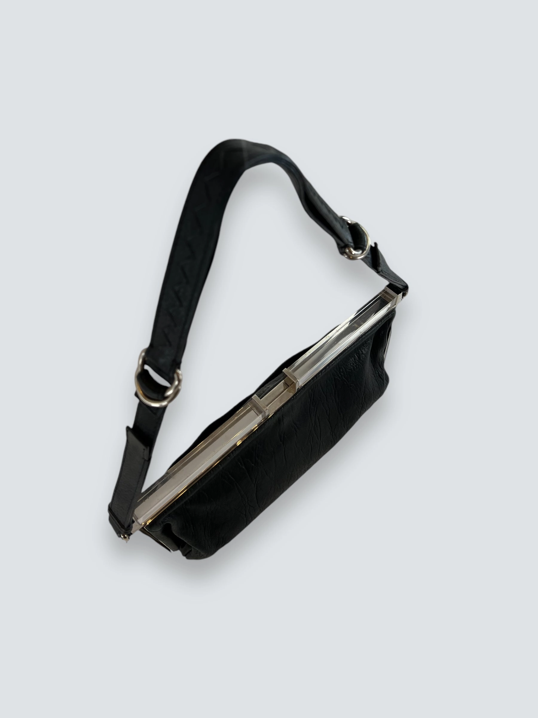 Chloe Vintage Black Leather Shoulder Bag