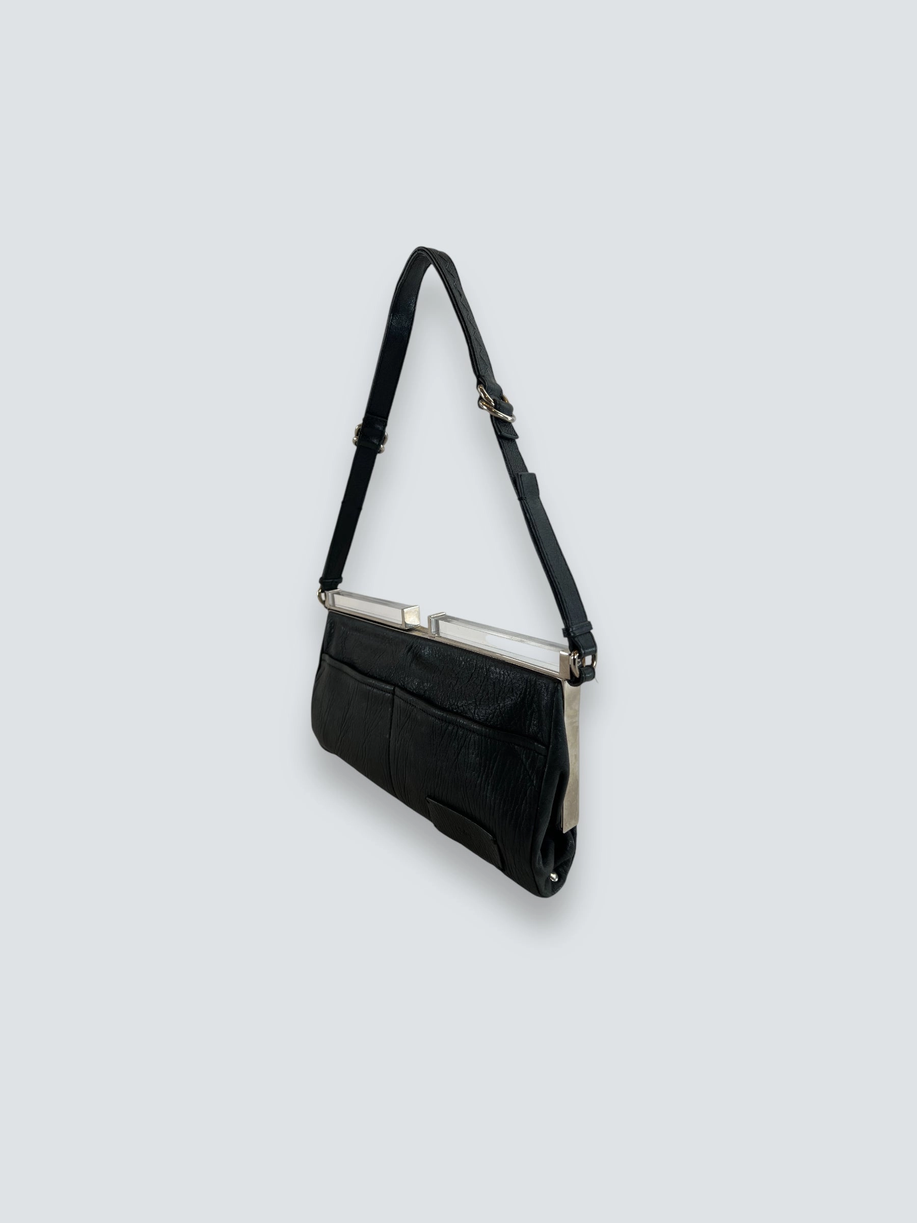 Chloe Vintage Black Leather Shoulder Bag