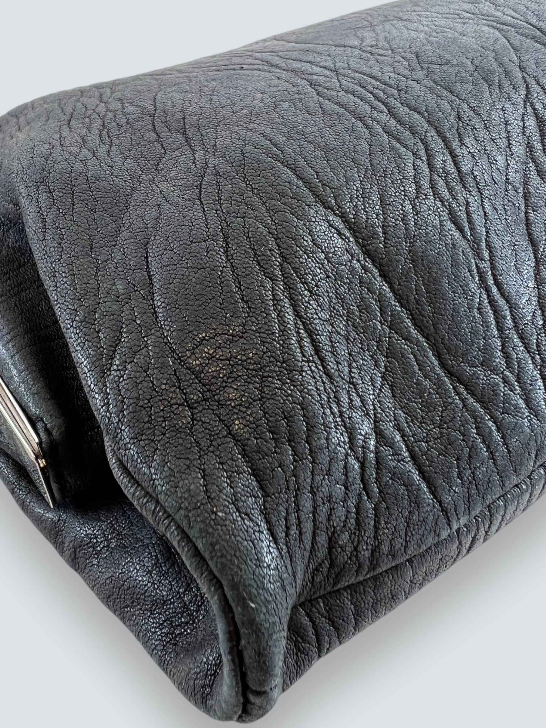 Chloe Vintage Black Leather Shoulder Bag