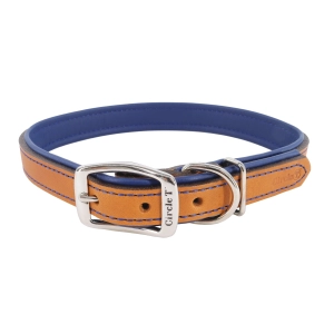 Circle T® Layered Fashion Leather Dog Collar, Small