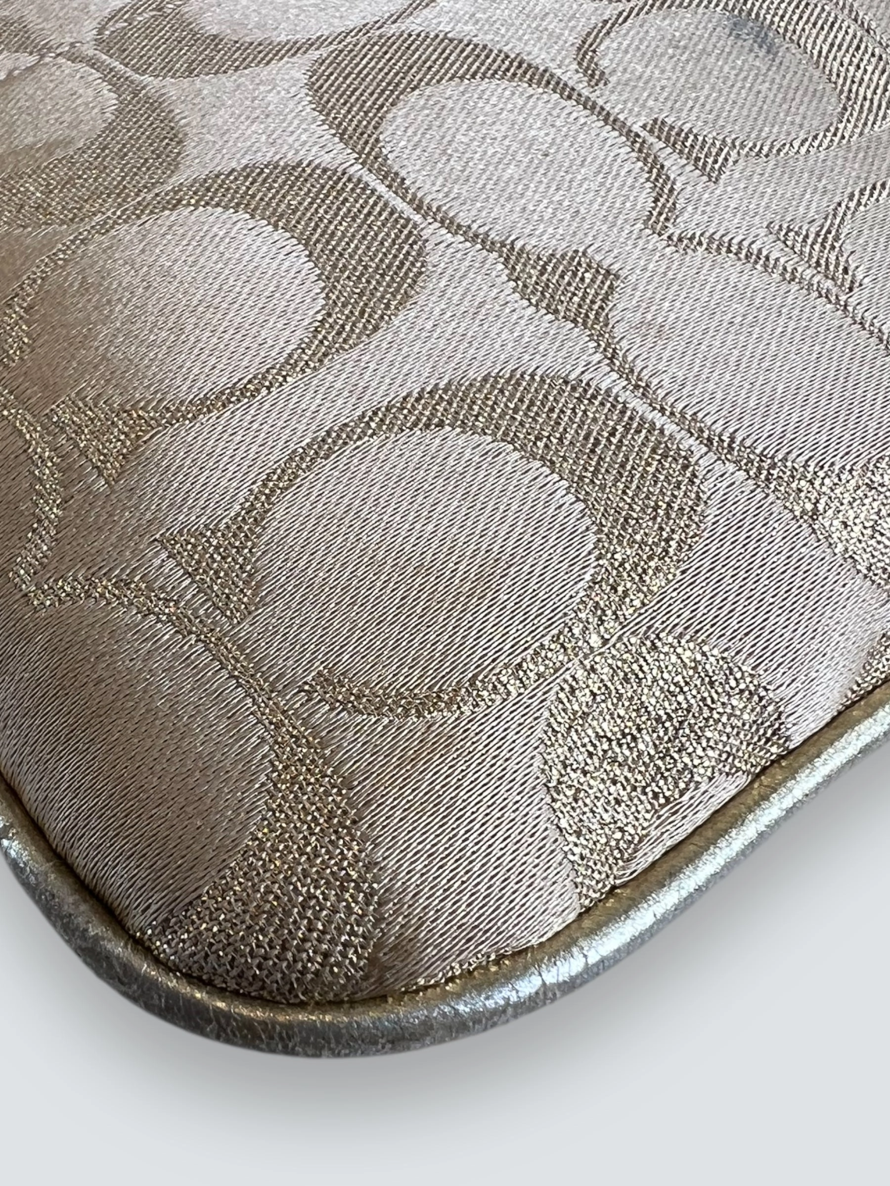 Coach Monogram Gold Vintage Handbag