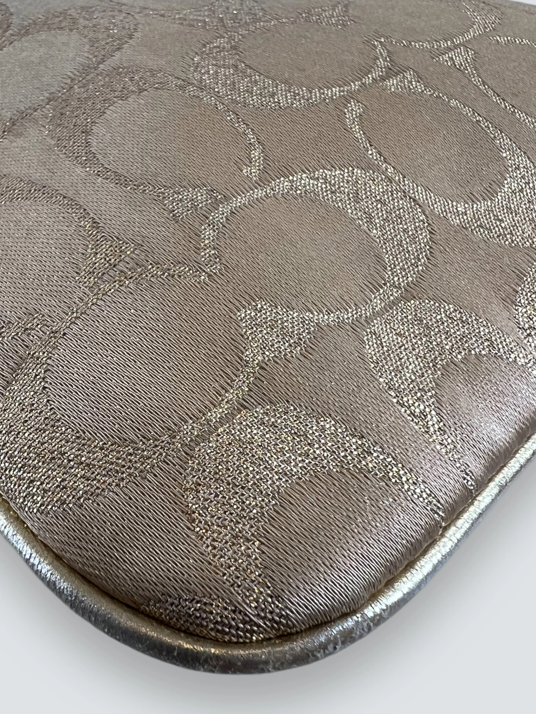Coach Monogram Gold Vintage Handbag