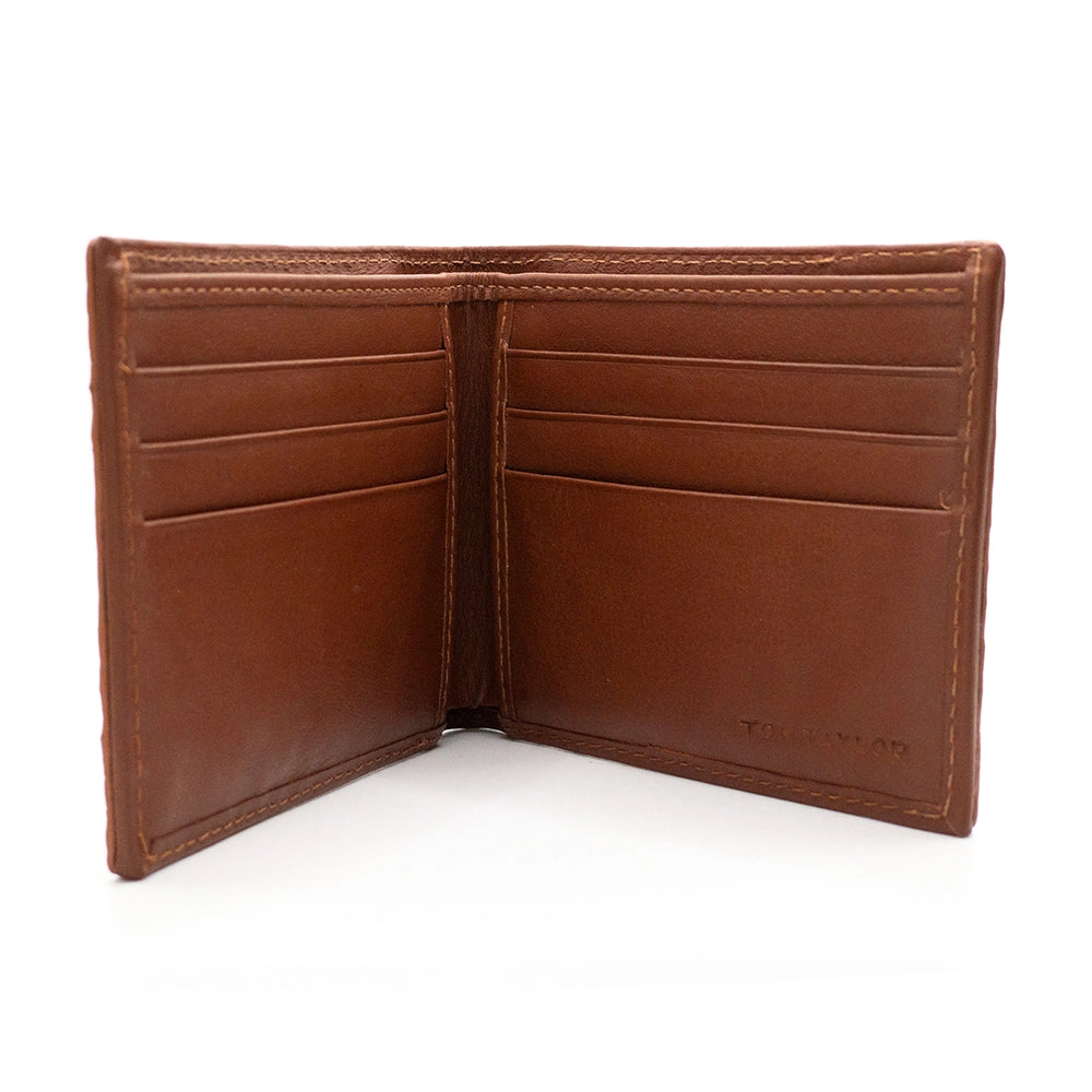 Cognac Horn-Back Alligator Wallet