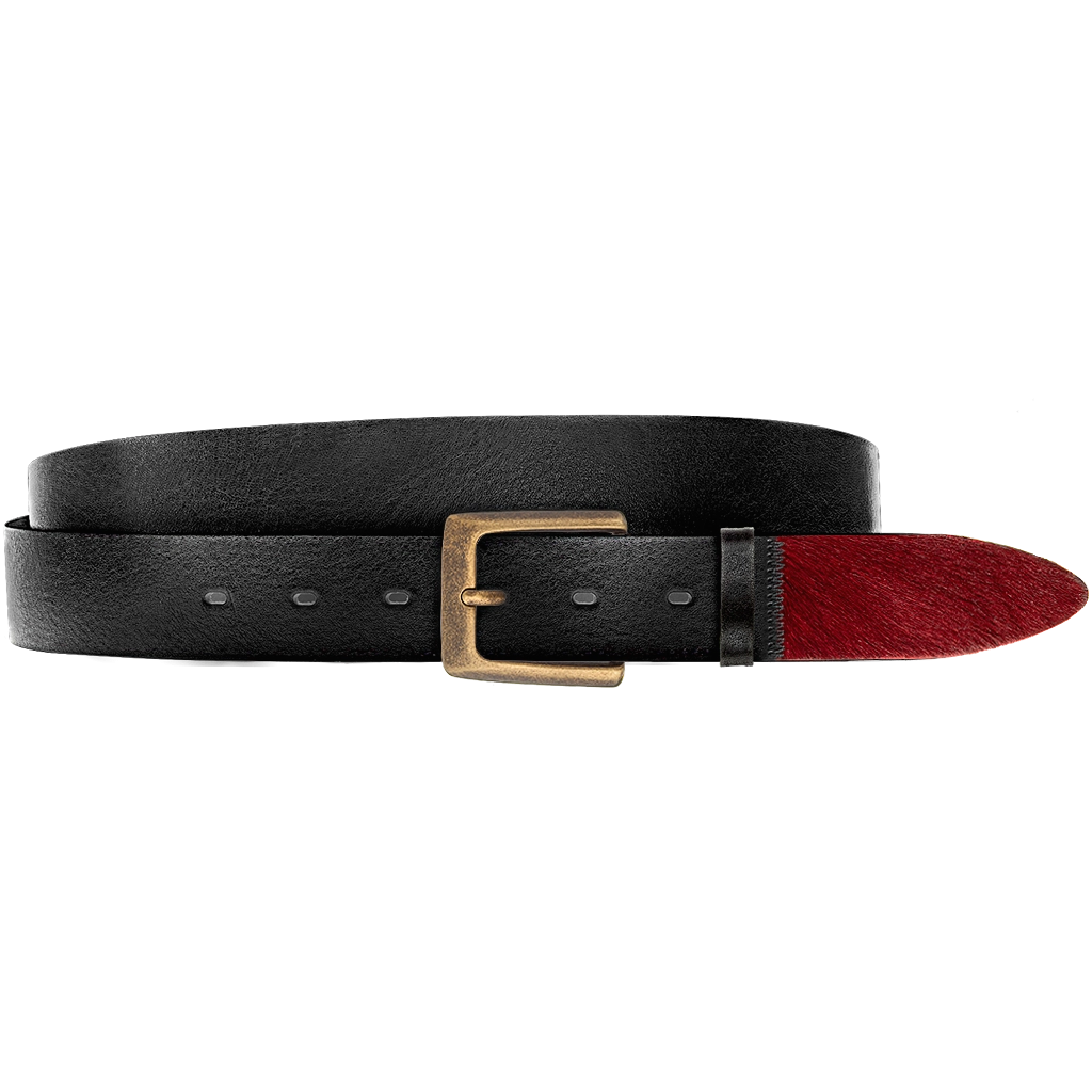 East Meets West Men Black & Burgundy