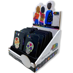 Enamel Tac Pin - 18 Pieces Per Retail Ready Display 24834