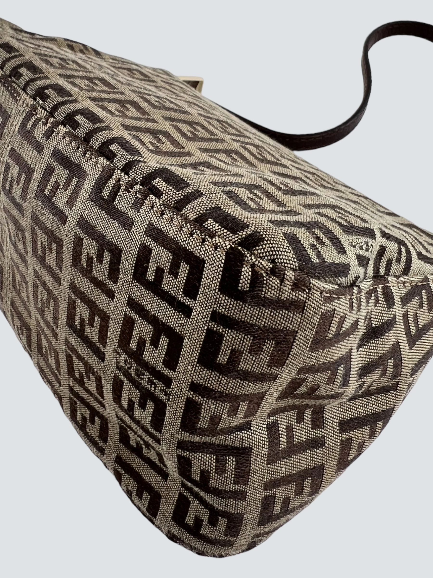 Fendi Monogram Zucca Print Vintage Handbag