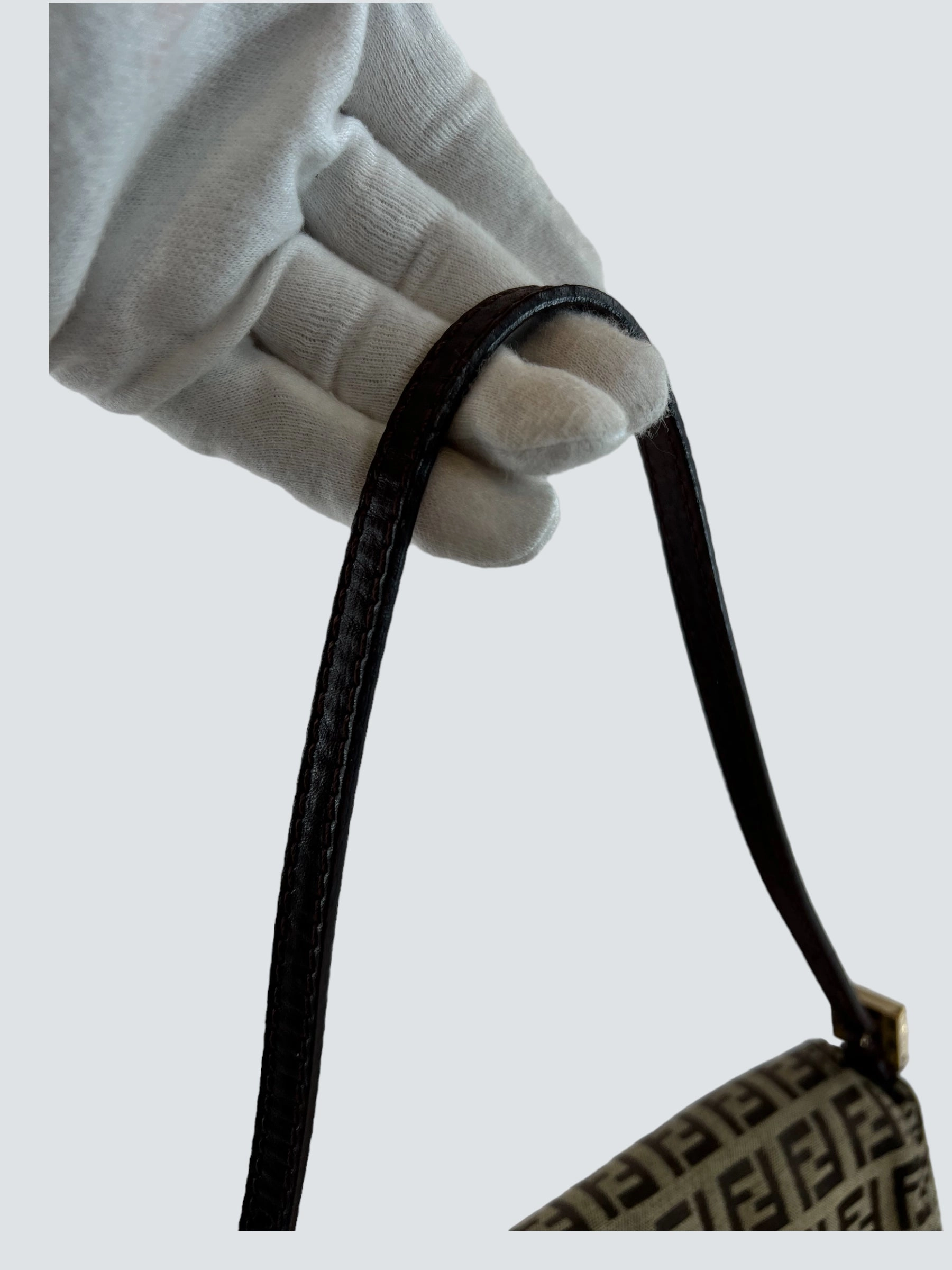 Fendi Monogram Zucca Print Vintage Handbag