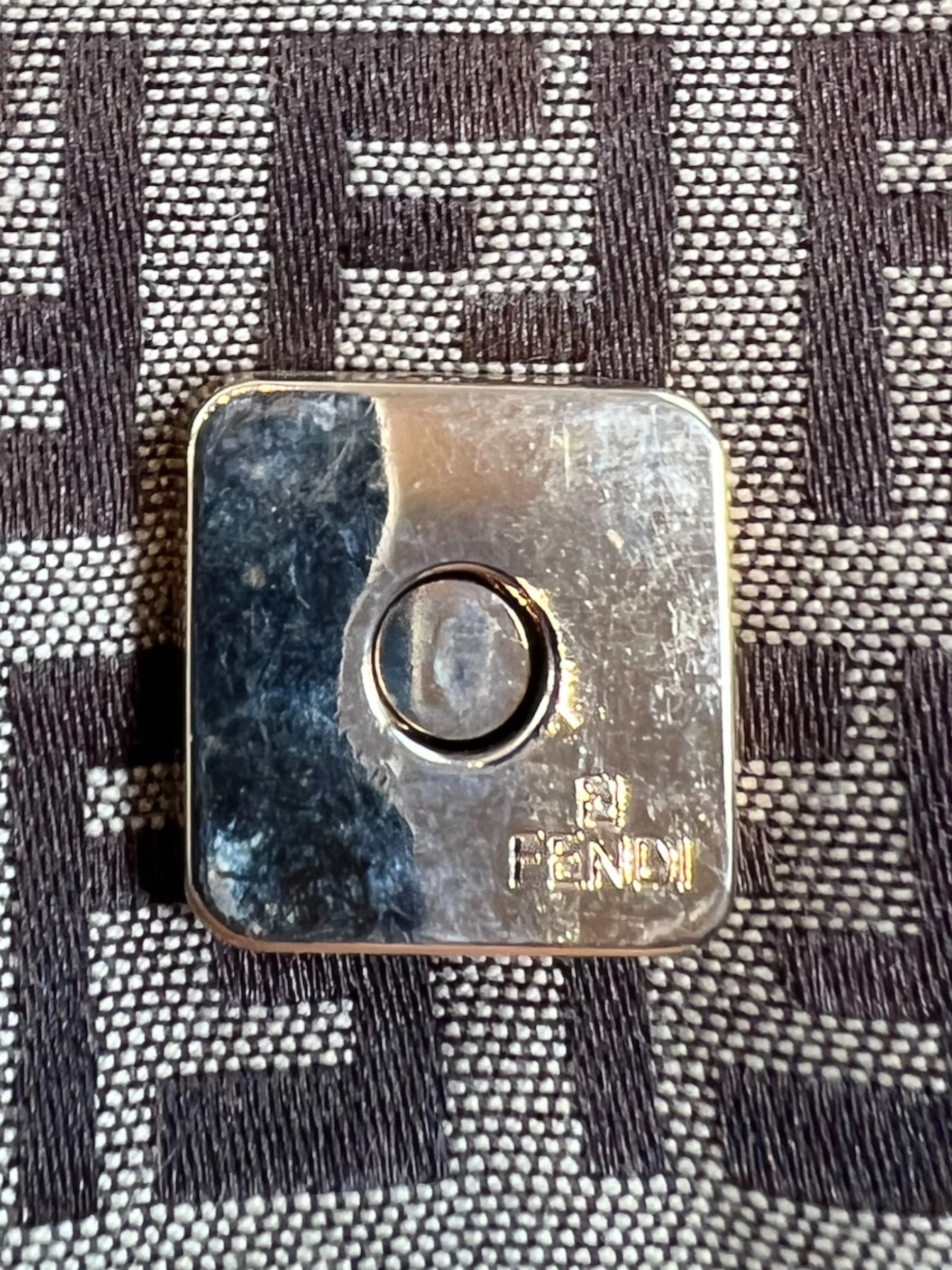 Fendi Monogram Zucca Print Vintage Handbag