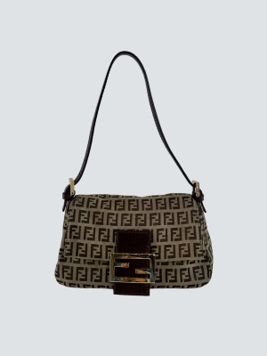 Fendi Monogram Zucca Print Vintage Handbag