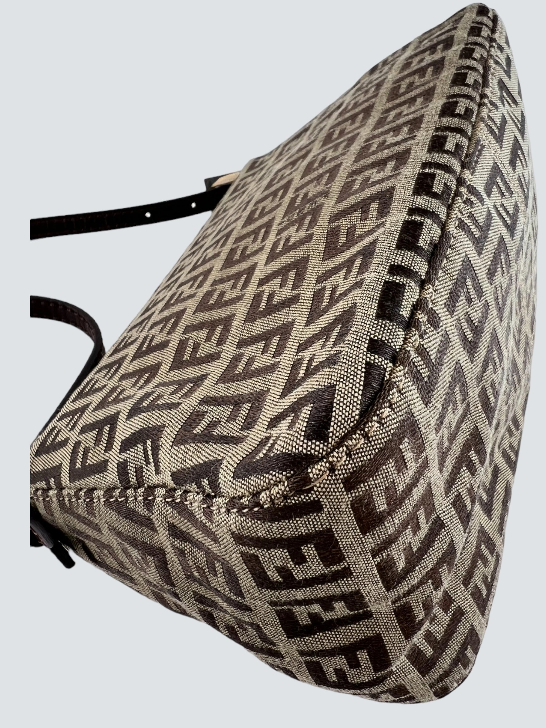 Fendi Monogram Zucca Print Vintage Handbag