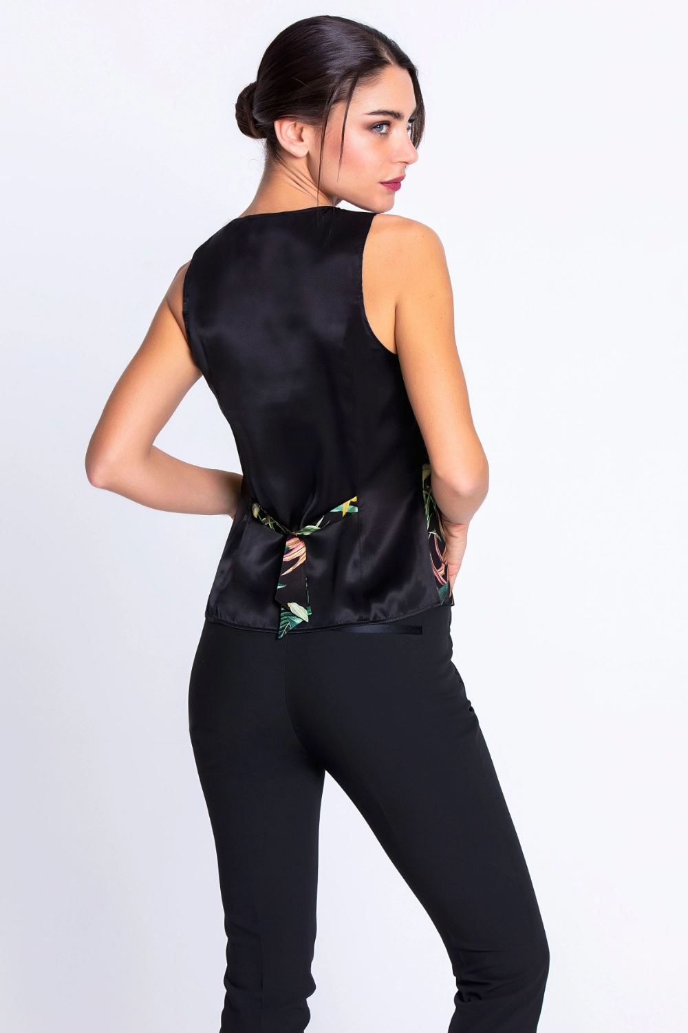 Fleurs Etoiles Silk Gilet
