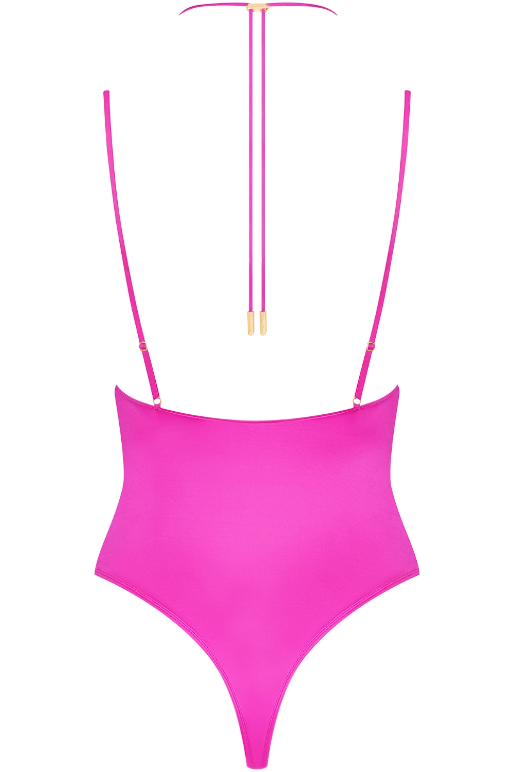 French Kiss Strap Thong Body Pink