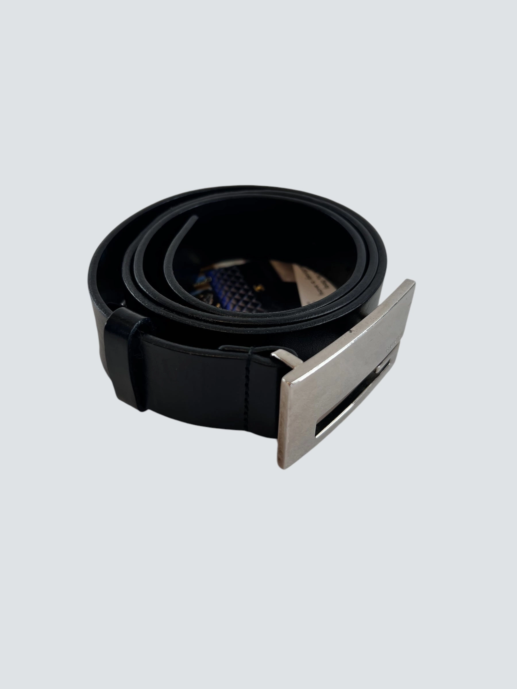 Gucci Black Leather Belt - Size UK 8