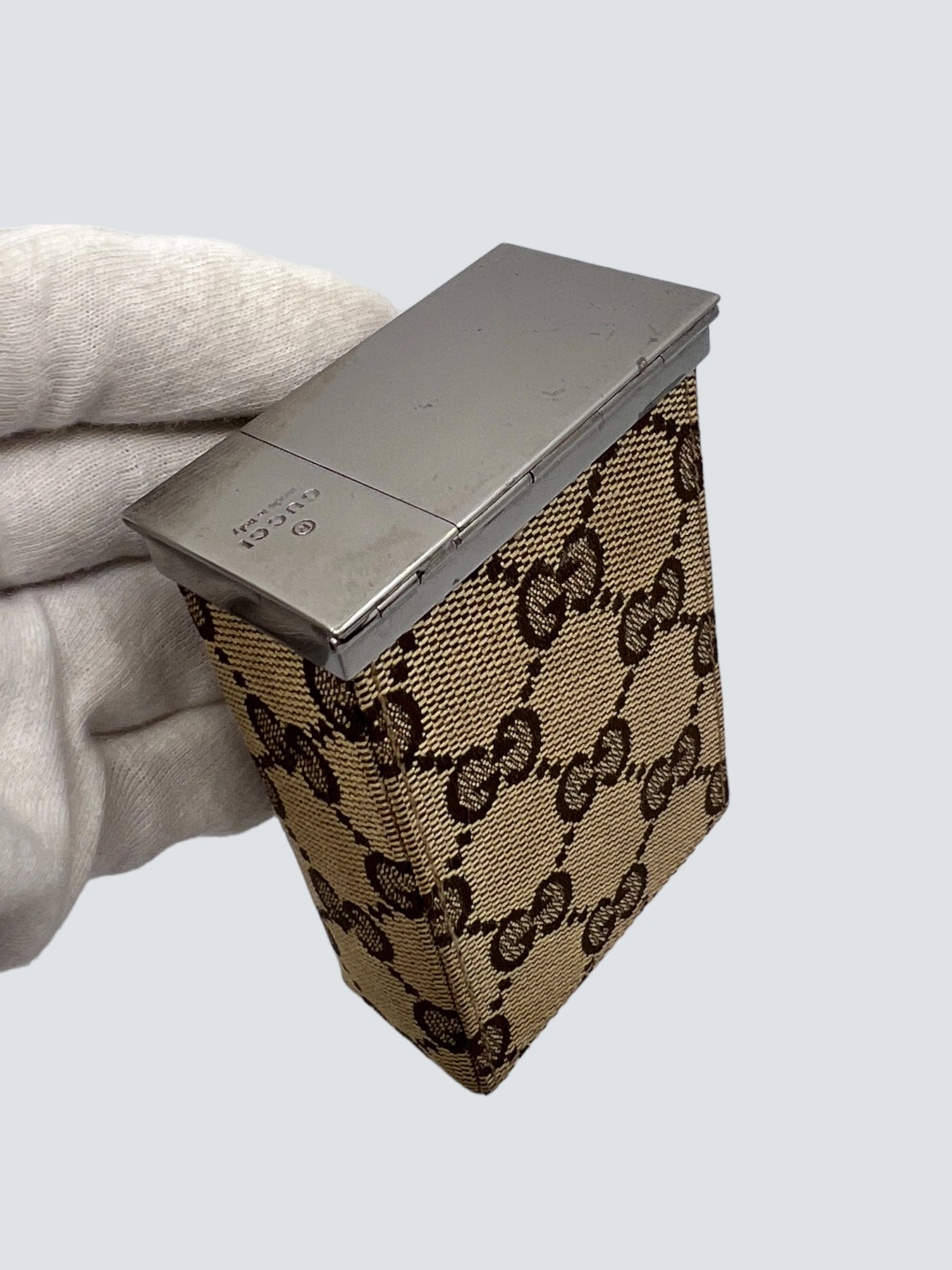 Gucci Vintage Monogram Canvas Cigarette Holder