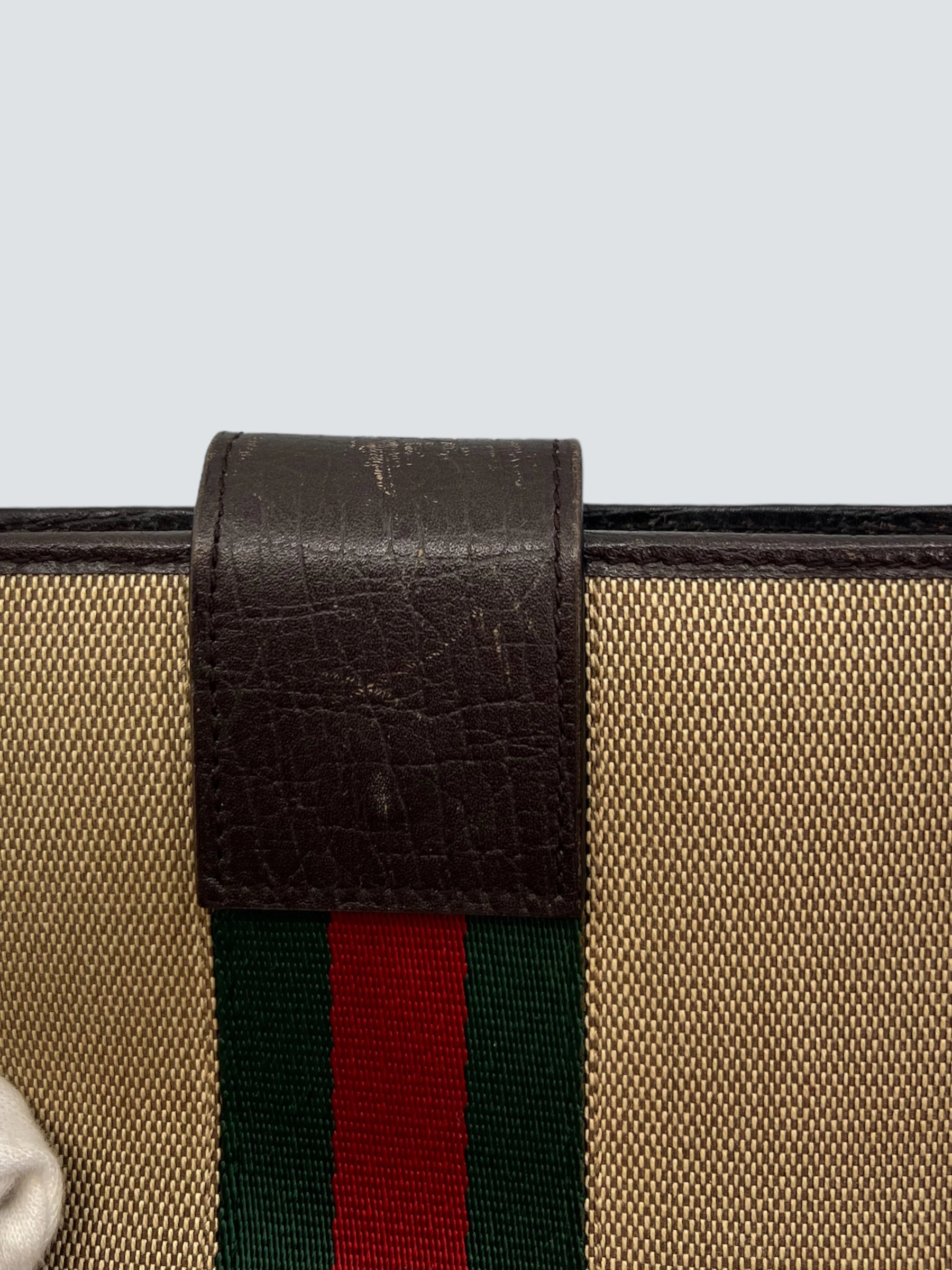 Gucci Vintage Monogram Canvas Diary / Wallet