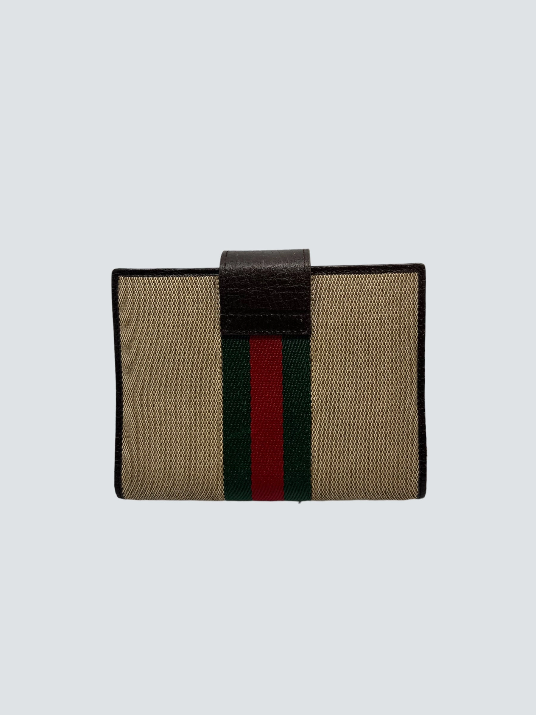 Gucci Vintage Monogram Canvas Diary / Wallet