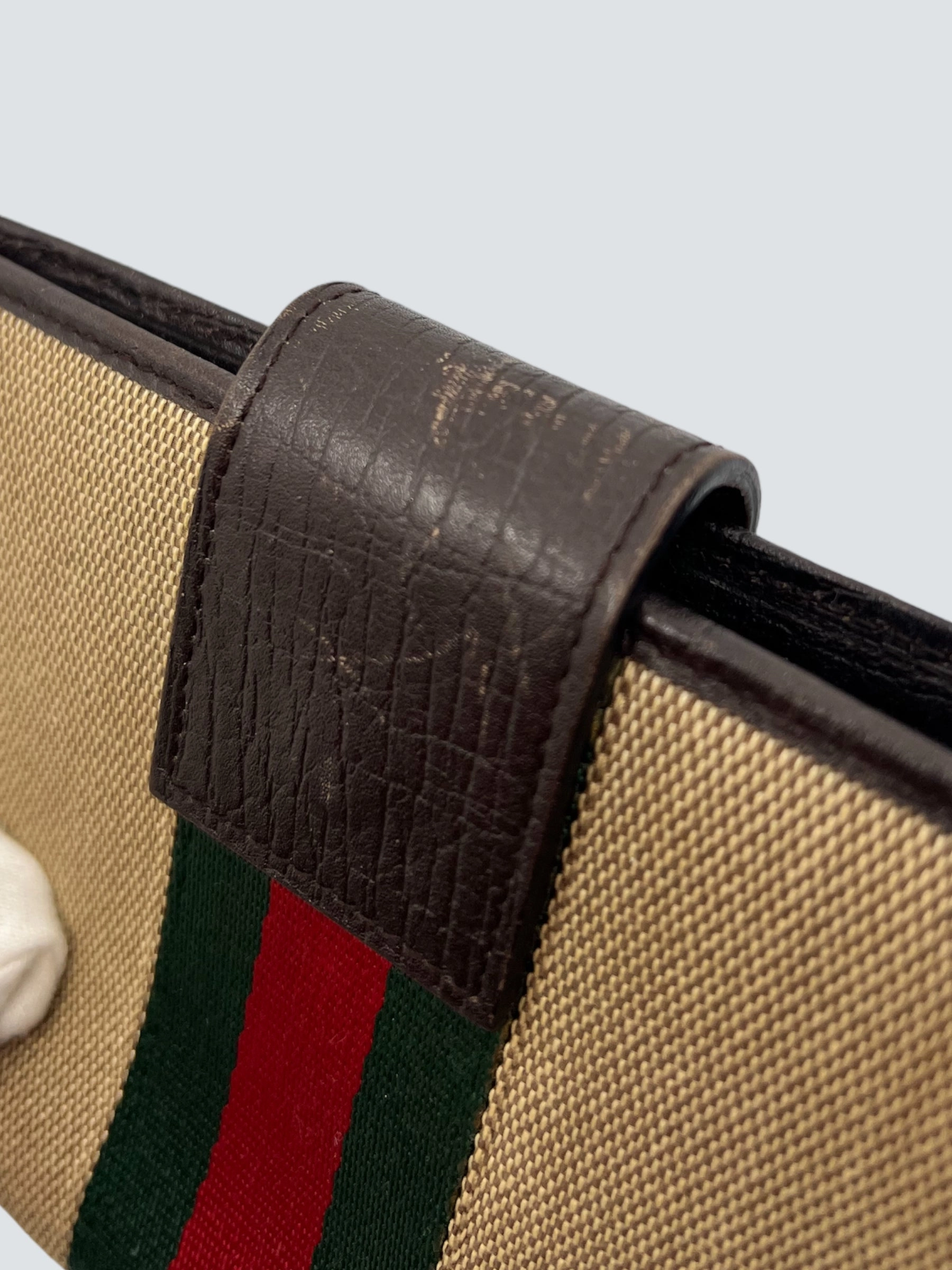 Gucci Vintage Monogram Canvas Diary / Wallet