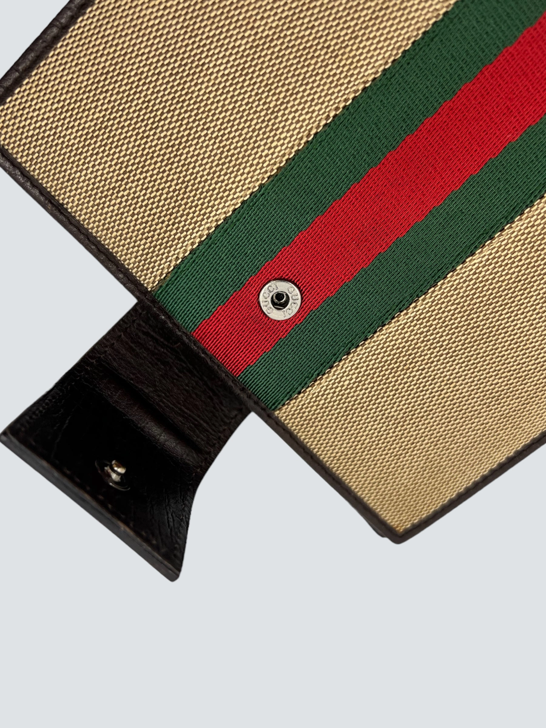 Gucci Vintage Monogram Canvas Diary / Wallet