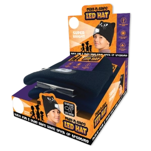 Halloween LED Hats - 6 Pieces Per Retail Ready Display 23703