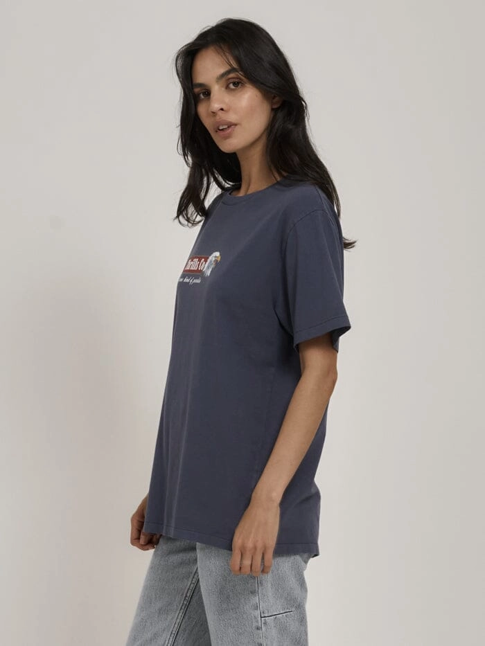 Heavy Strength Merch Fit Tee - Vintage Navy