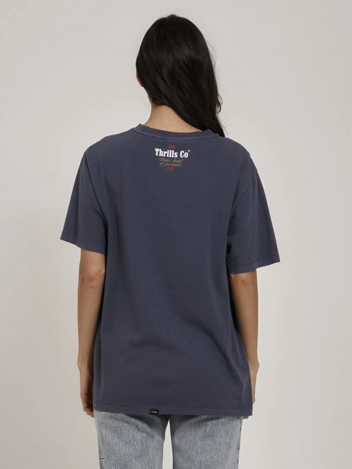 Heavy Strength Merch Fit Tee - Vintage Navy