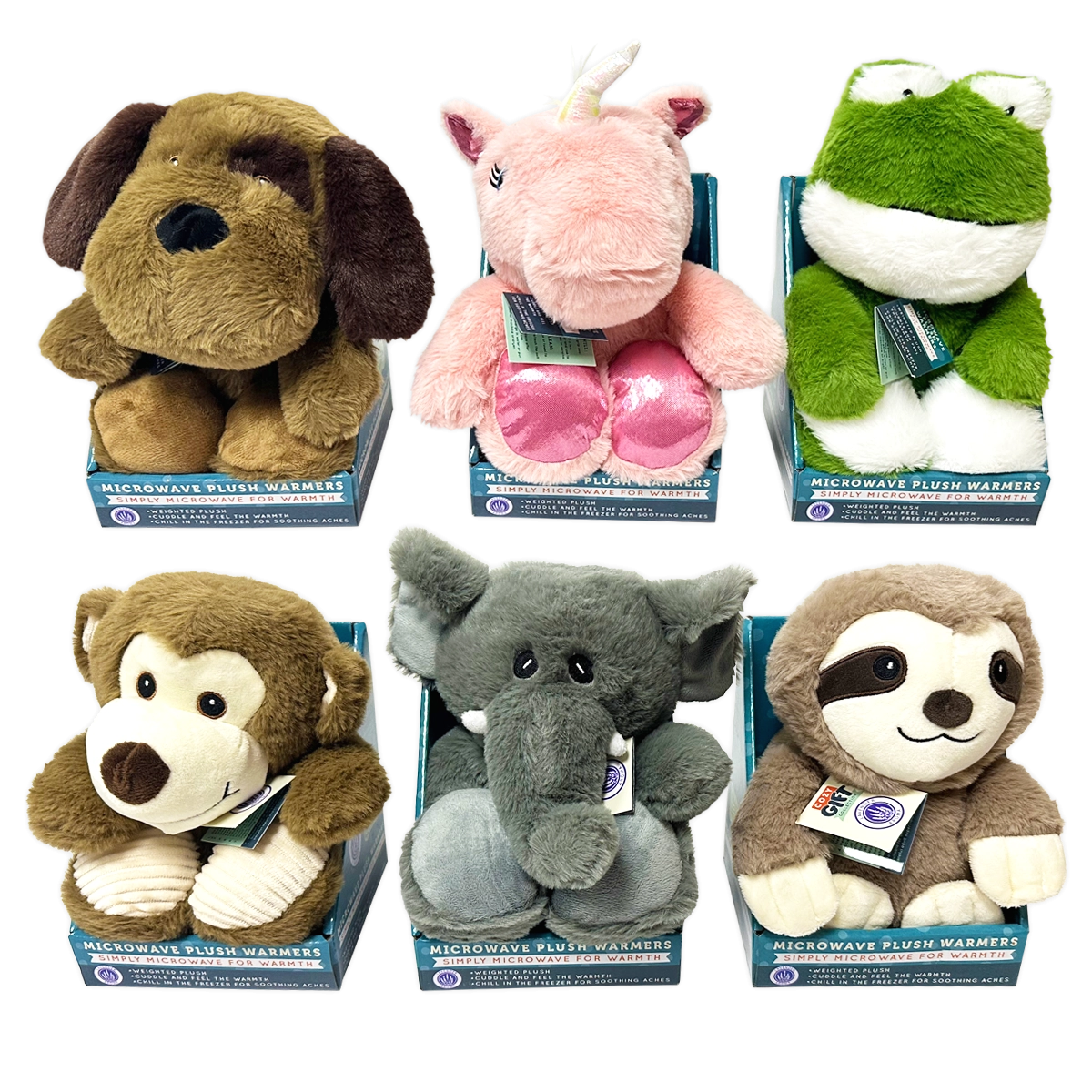 Hug 'N Sip Cup Plush Assortment Floor Display - 38 Pieces Per Retail Ready Display 88565
