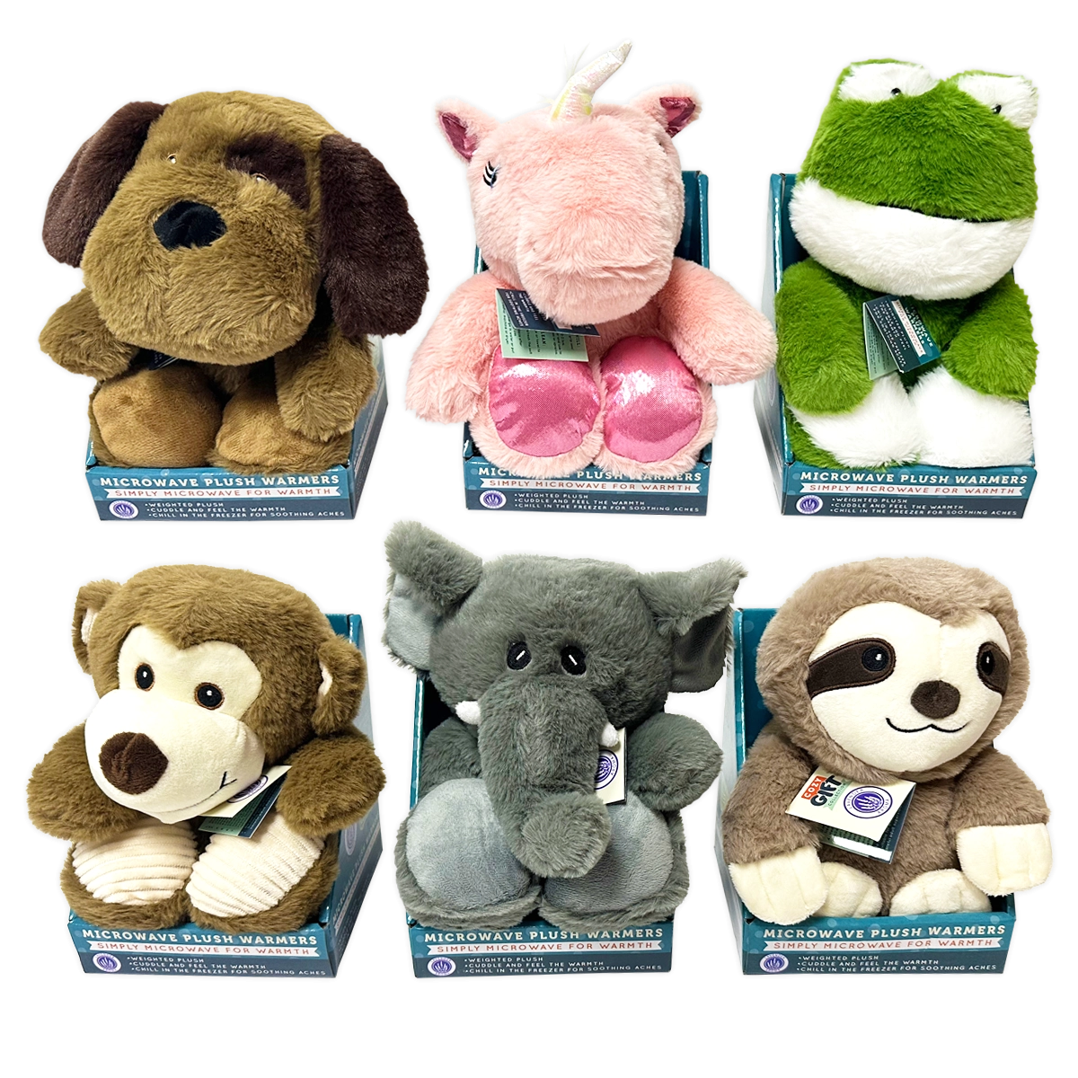 Hug 'N Sip Cup Plush Assortment Floor Display - 38 Pieces Per Retail Ready Display 88567