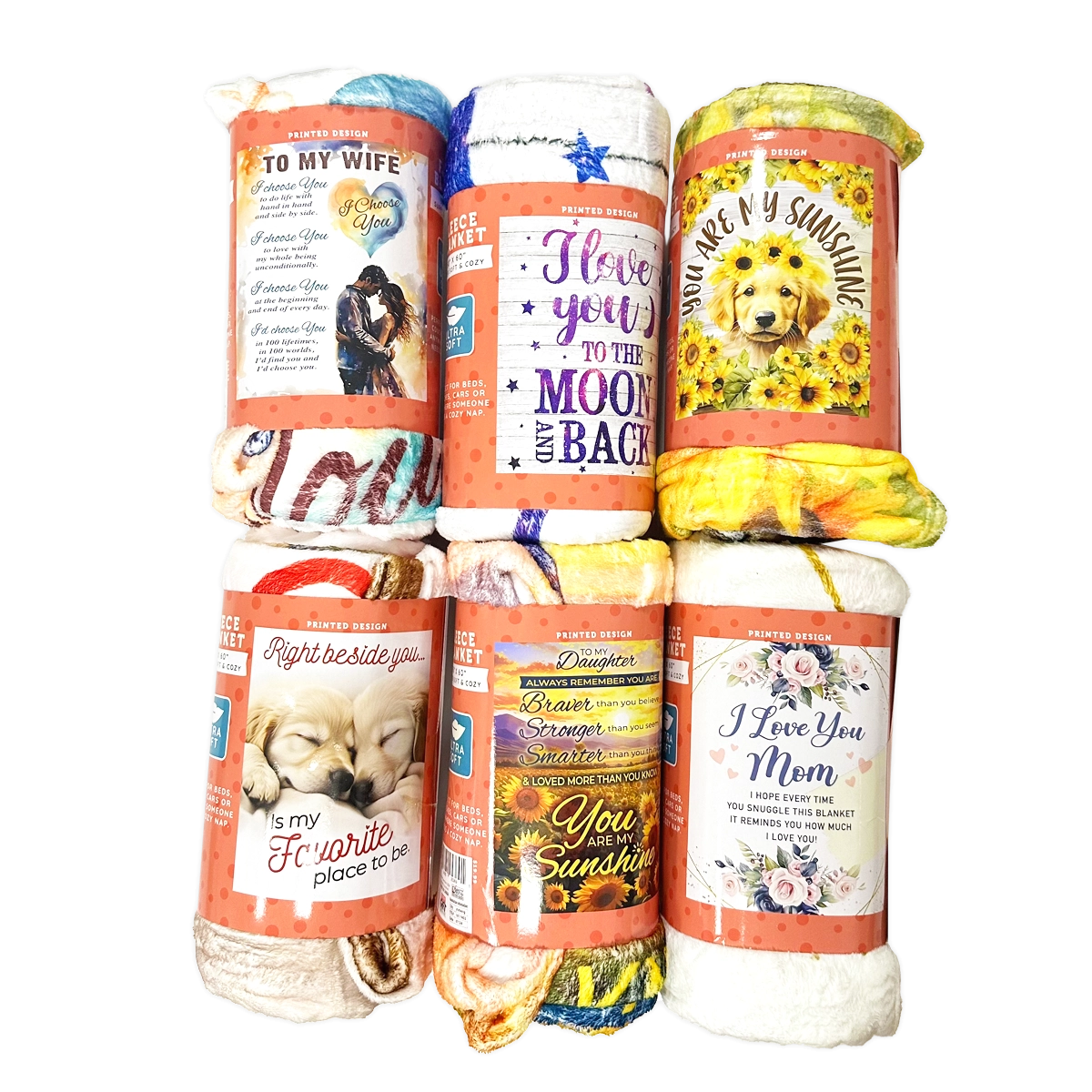 Hug 'N Sip Cup Plush Assortment Floor Display - 38 Pieces Per Retail Ready Display 88567