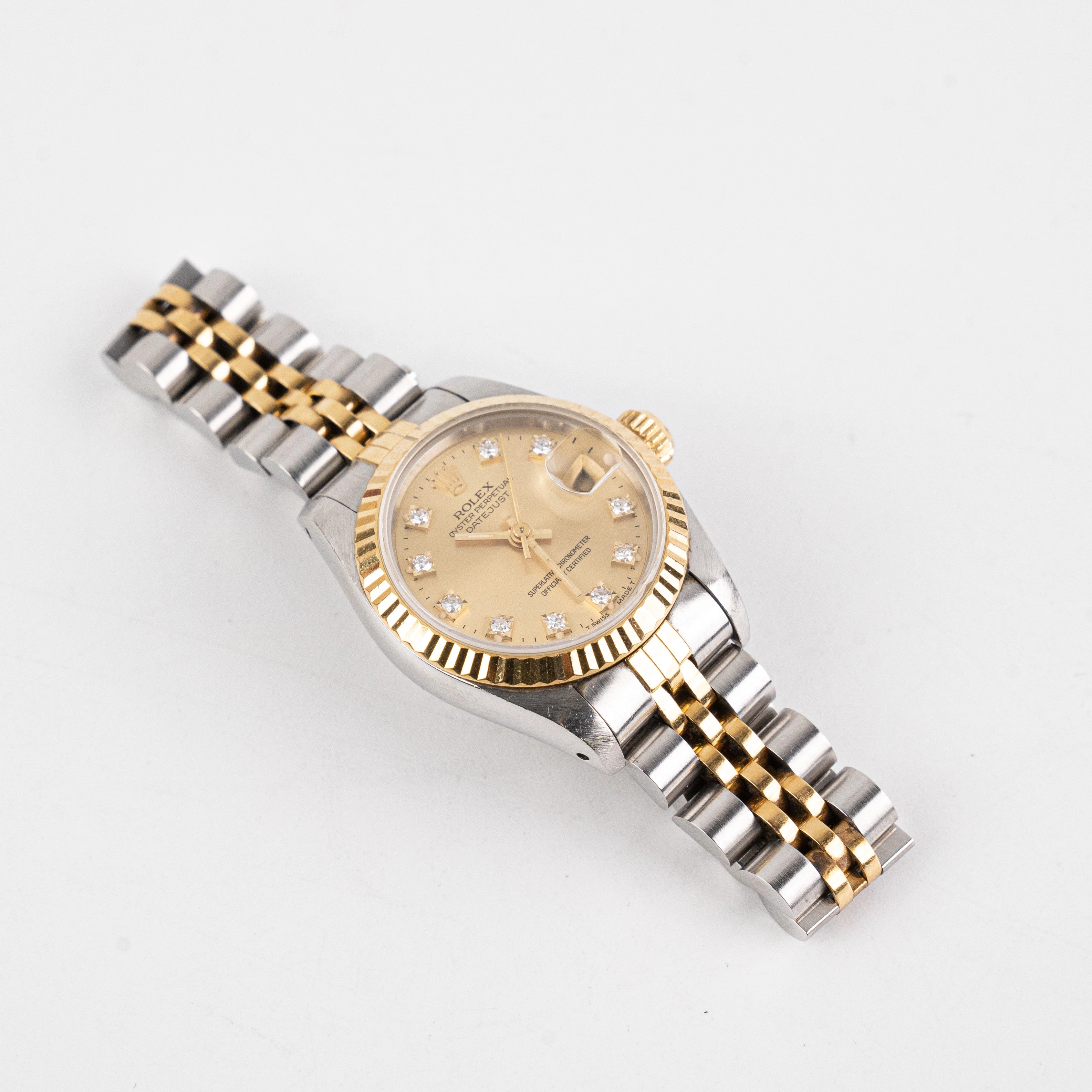 ITEM 22 - Rolex 26MM Datejust Two Tones with diamonds