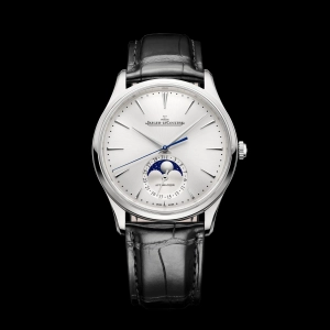 Jaeger-LeCoultre Master Ultra Thin Moon Watch, 39mm Silver Dial, Q1368430