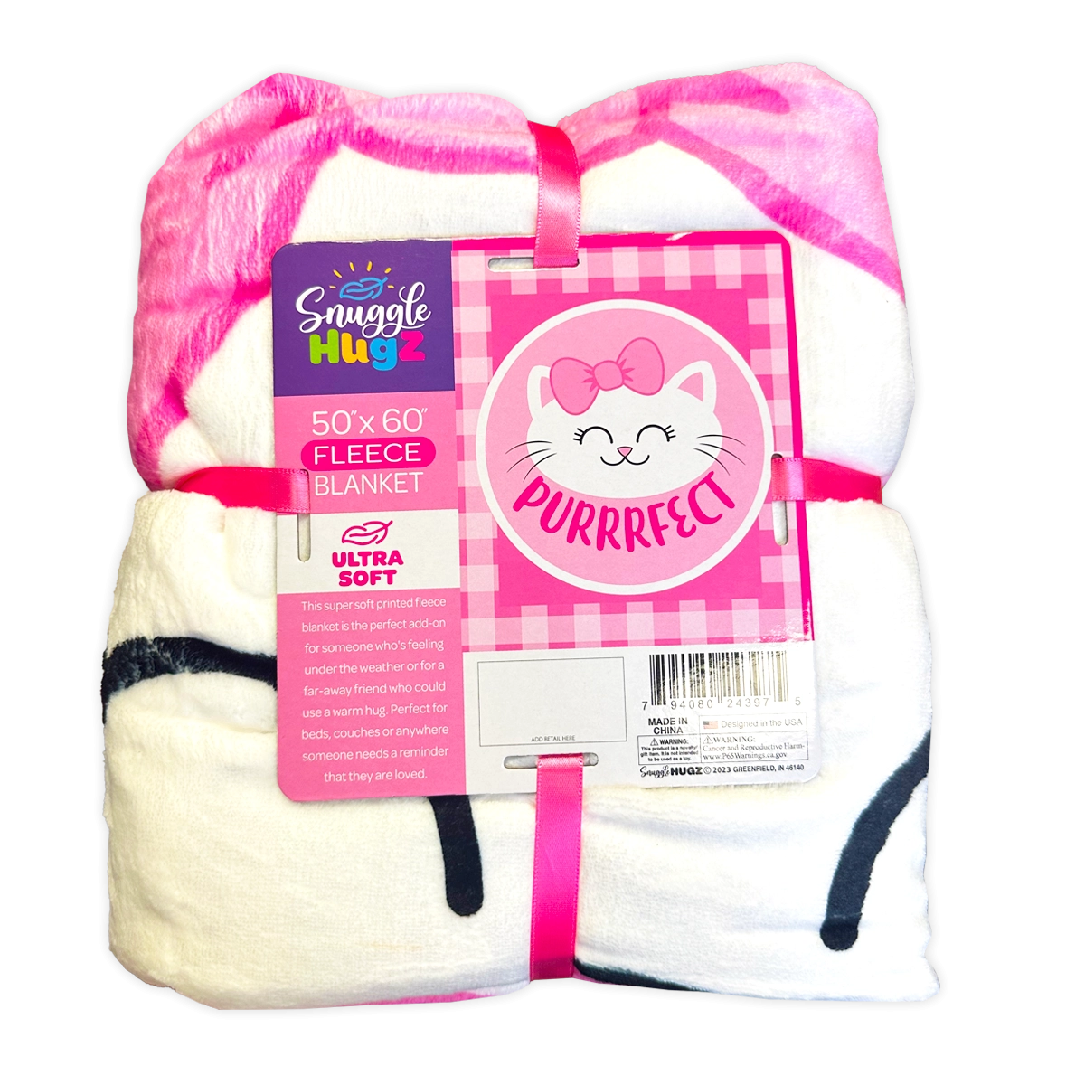 Kids Printed Blankets - 6 Pieces Per Retail Ready Display 24397