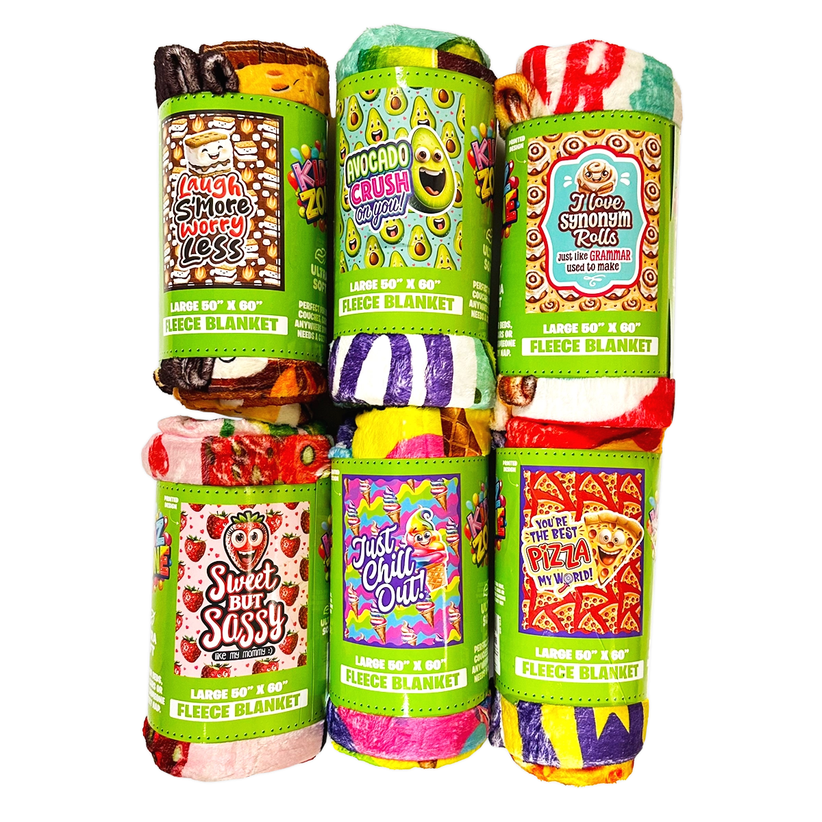 Kids Zone Plush Assortment Floor Display - 30 Pieces Per Retail Ready Display 88564