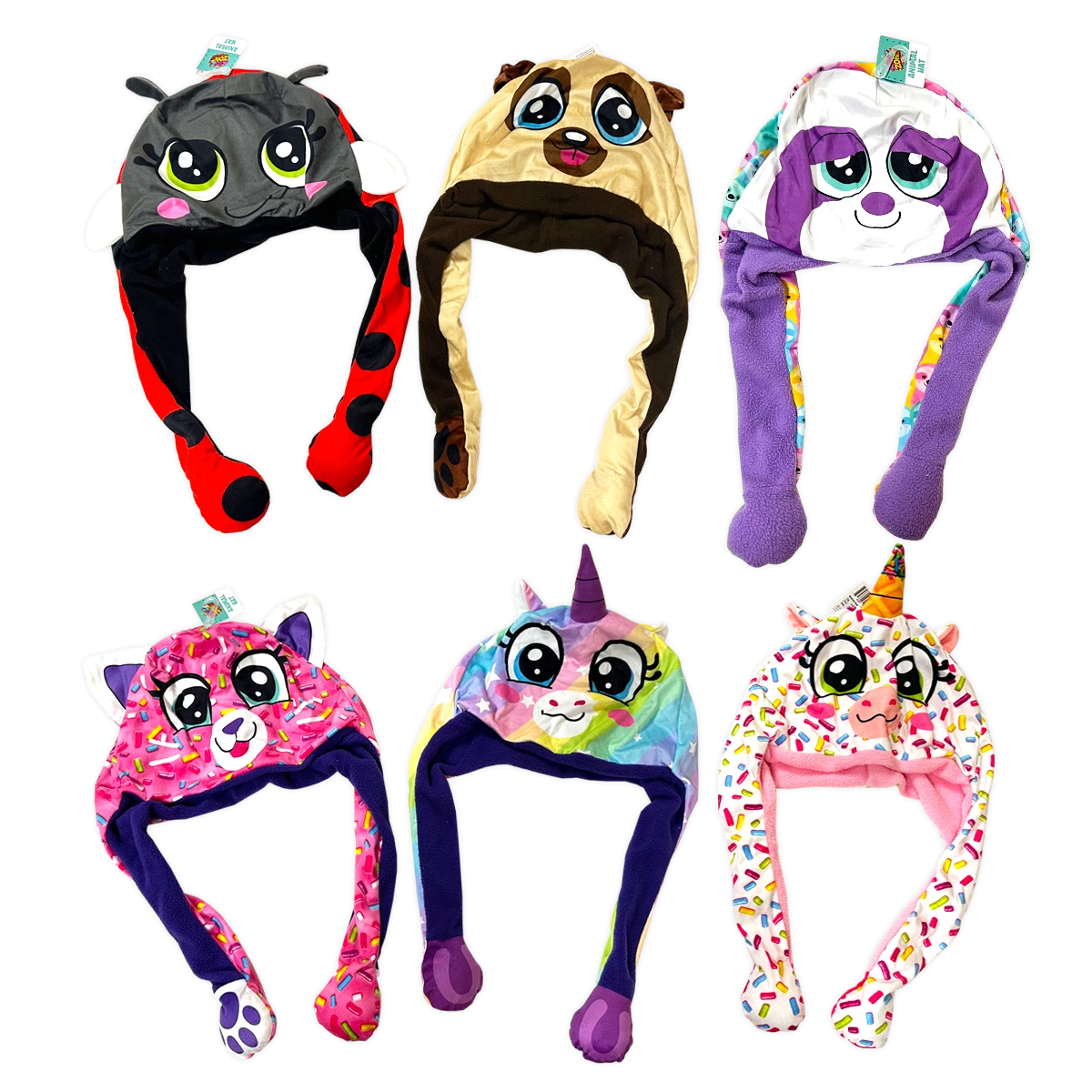 Kids Zone Plush Assortment Floor Display - 30 Pieces Per Retail Ready Display 88564
