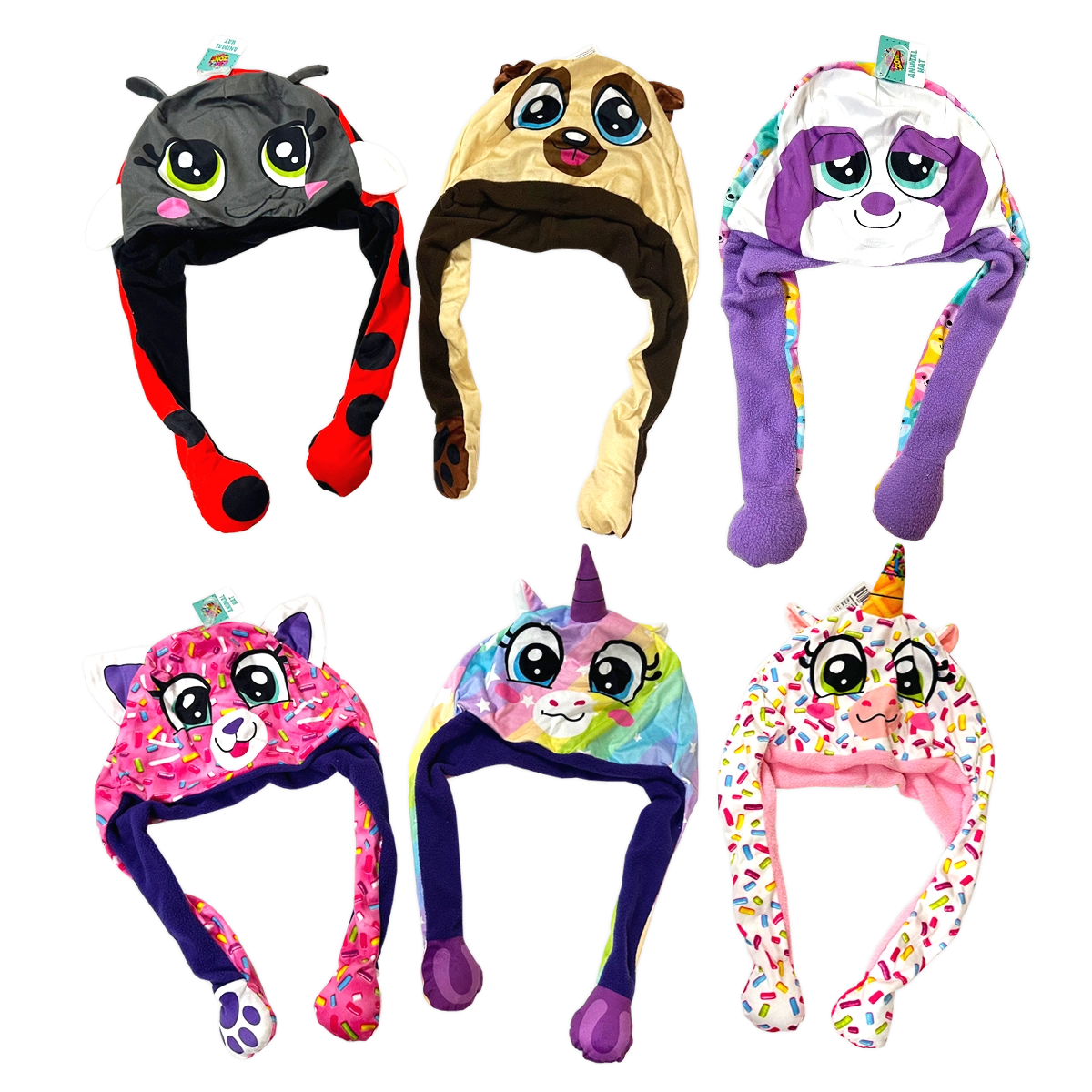 Kids Zone Plush Assortment Floor Display - 30 Pieces Per Retail Ready Display 88566