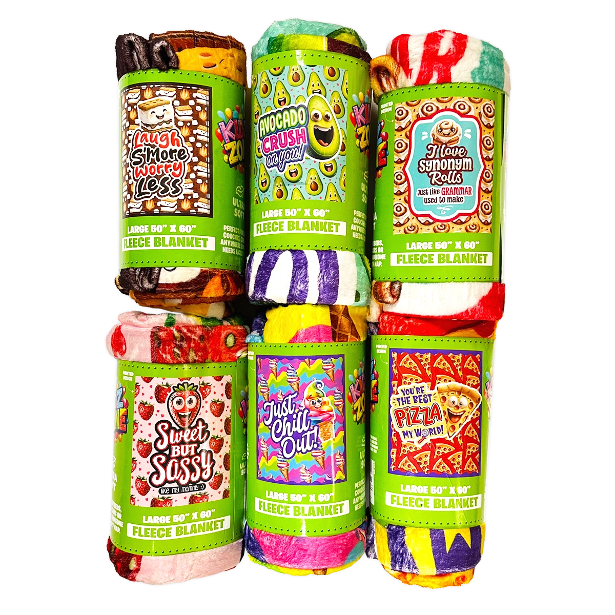 Kids Zone Plush Assortment Floor Display - 30 Pieces Per Retail Ready Display 88566