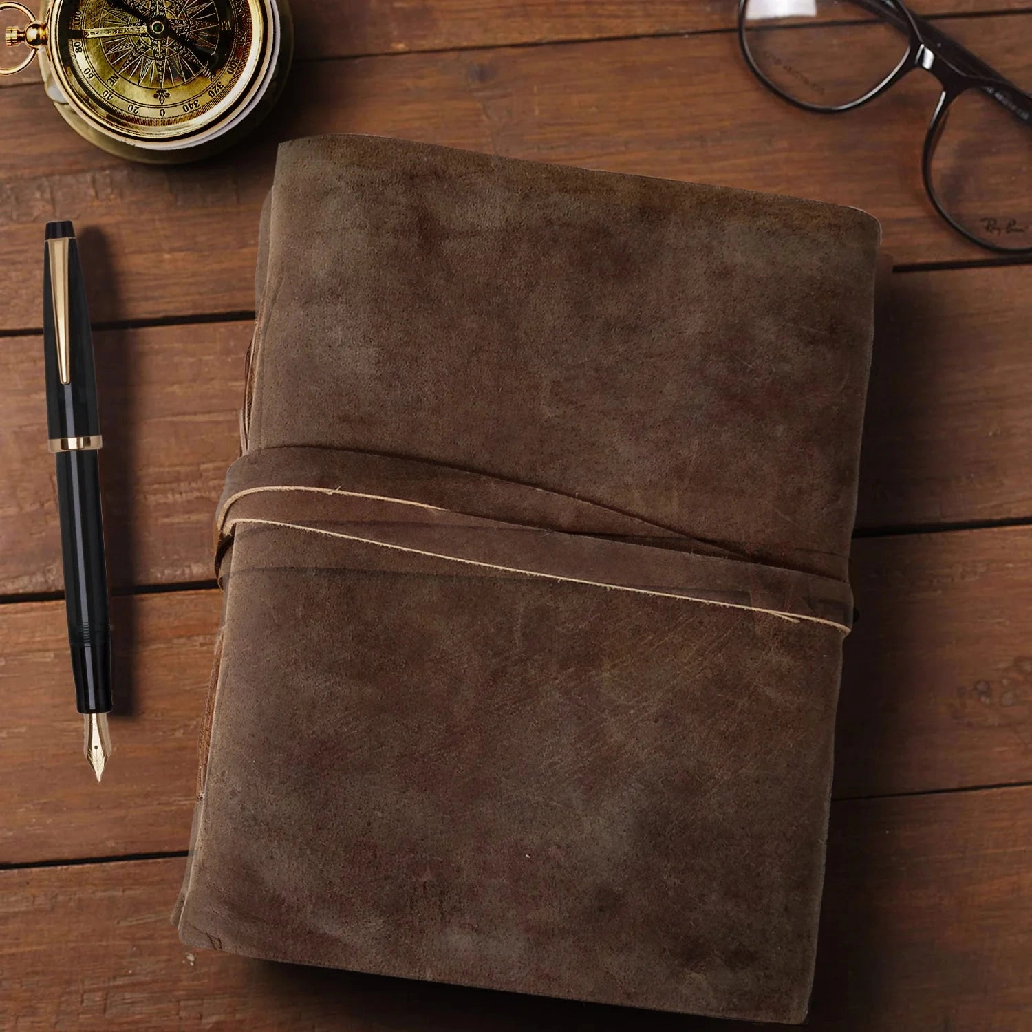 Leather Bound Journal - Handmade