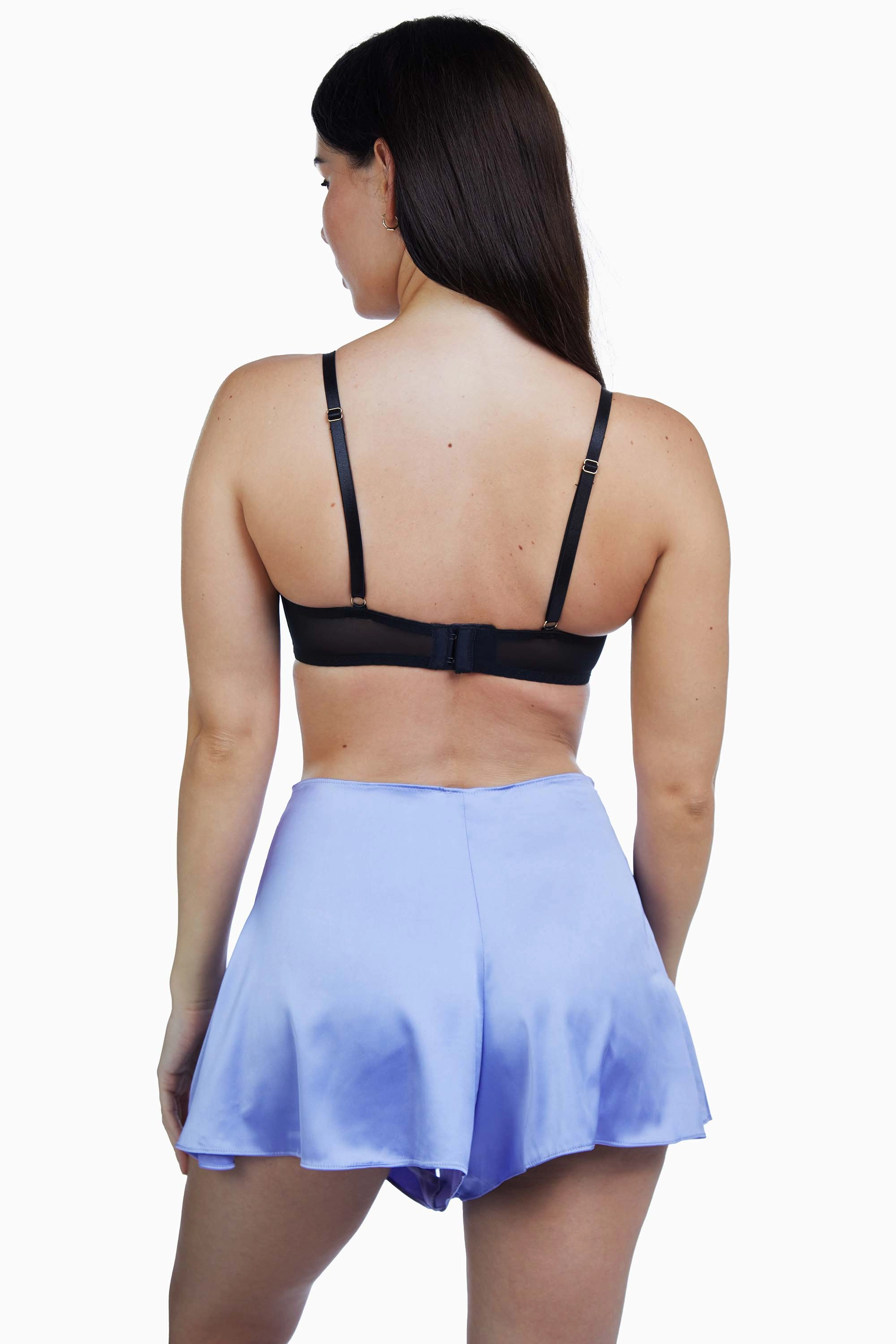Lilac Retro Futuristic Bullet Bra