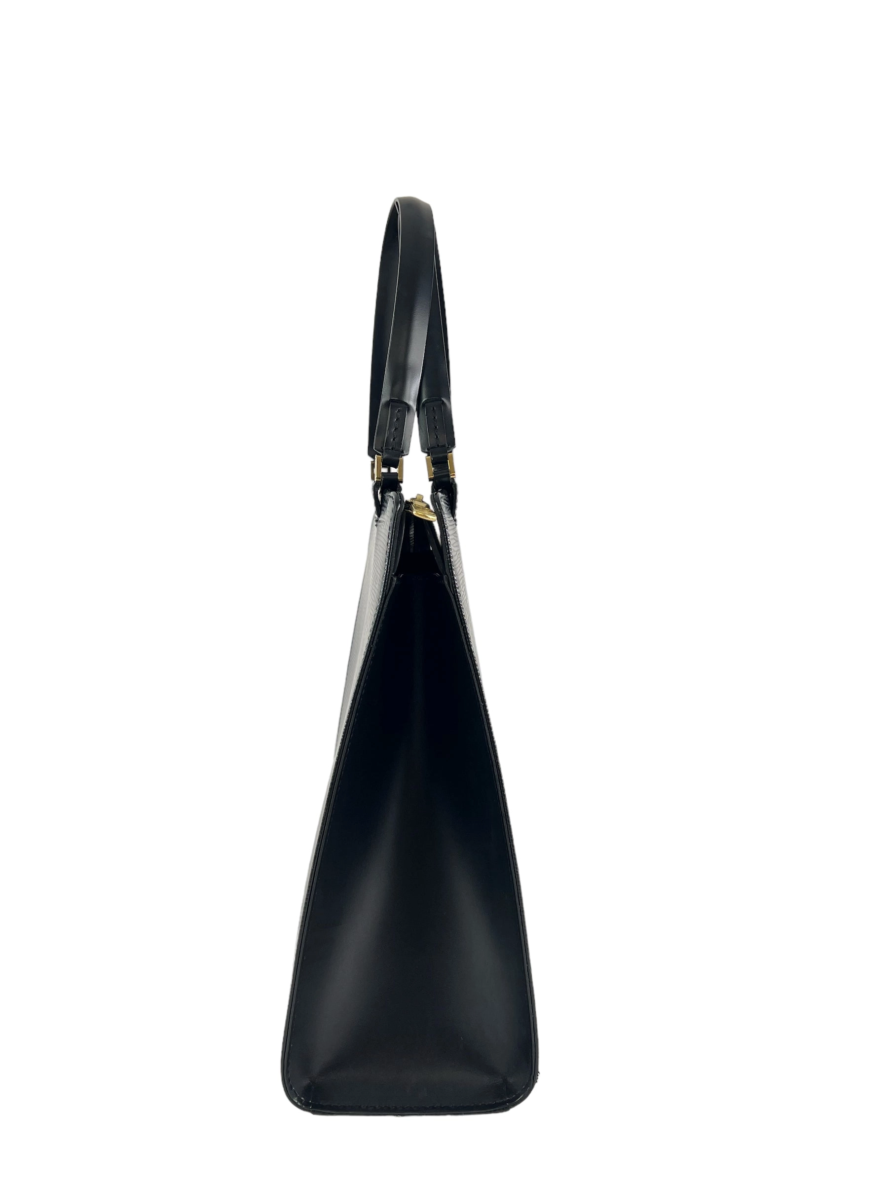 Louis Vuitton Black Epi Leather Vintage Handbag